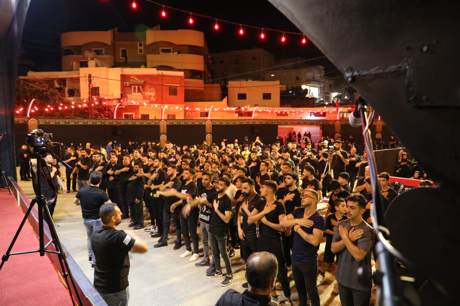 بالصور إحياء الليلة الثانية من ليالي عاشوراء في بلدة قانا ساحة الأمام الحسين (ع) حارة البركة