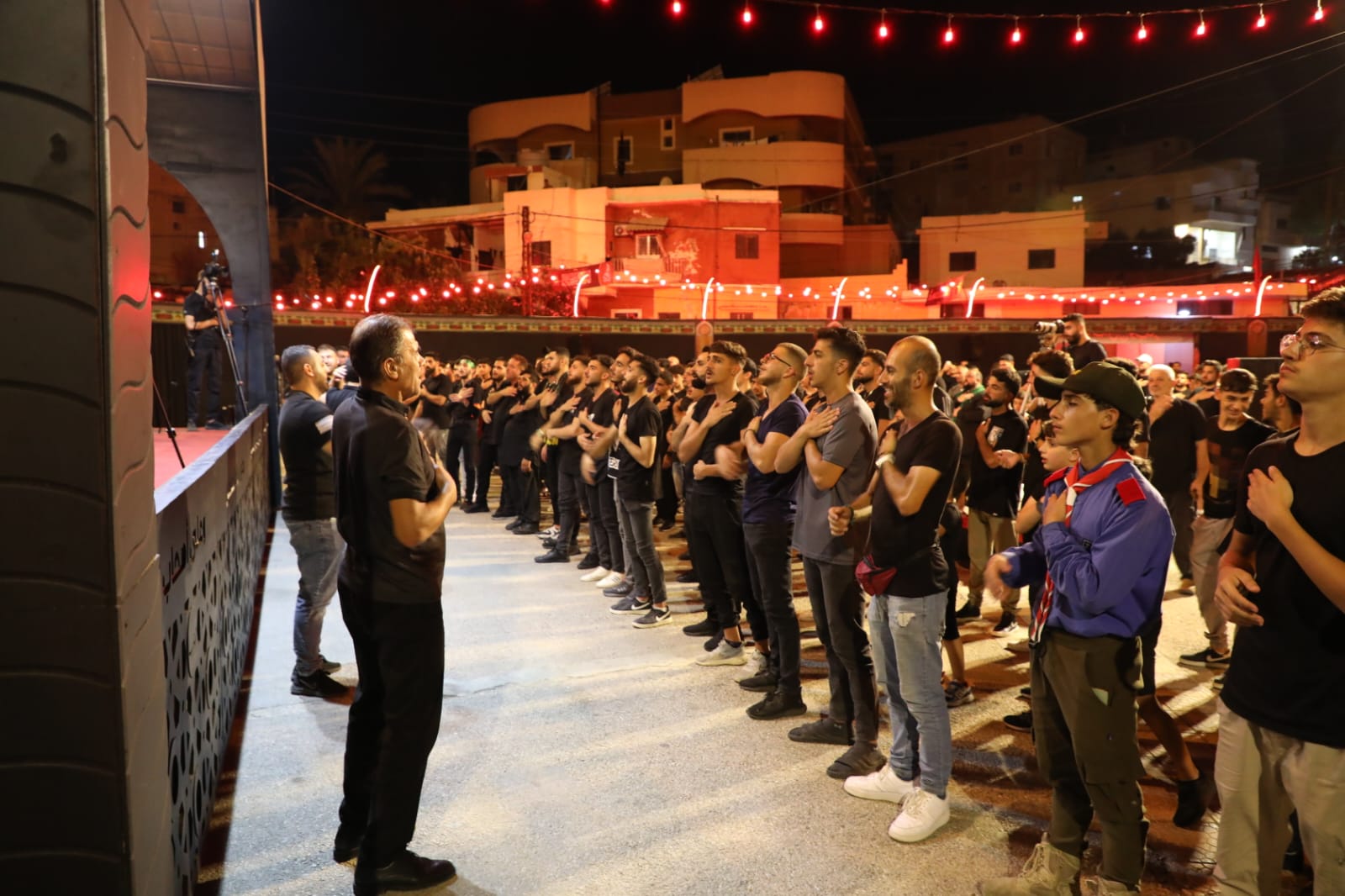 بالصور إحياء الليلة الثانية من ليالي عاشوراء في بلدة قانا ساحة الأمام الحسين (ع) حارة البركة