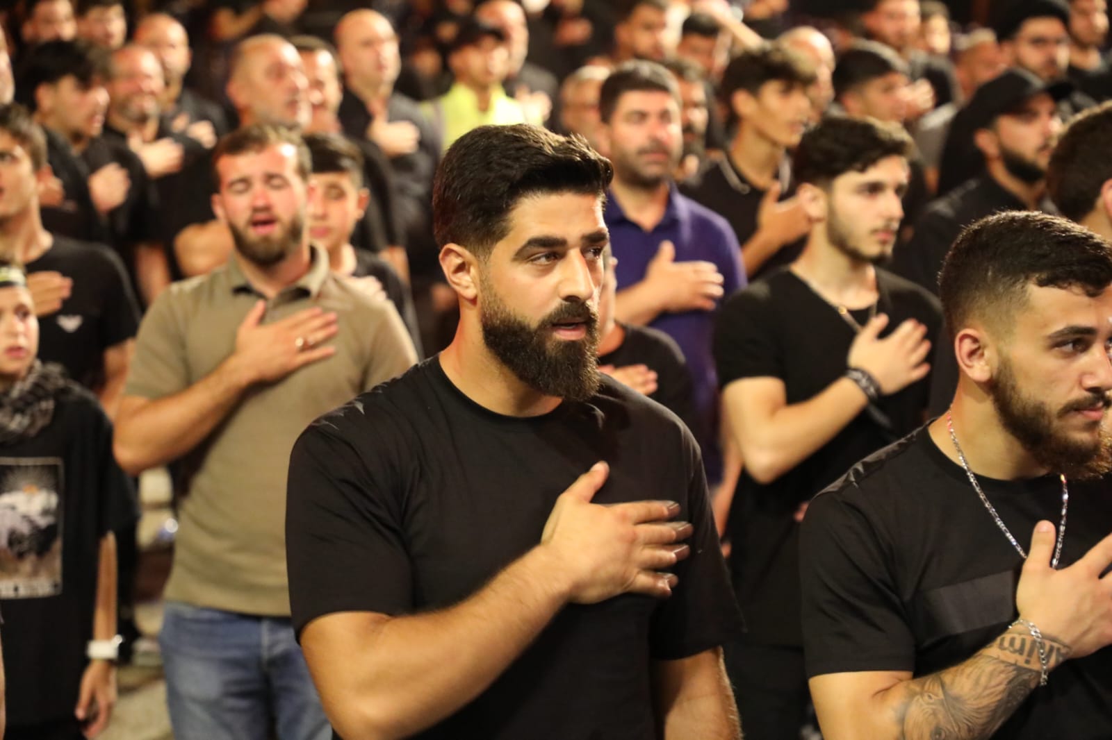 بالصور إحياء الليلة الثانية من ليالي عاشوراء في بلدة قانا ساحة الأمام الحسين (ع) حارة البركة