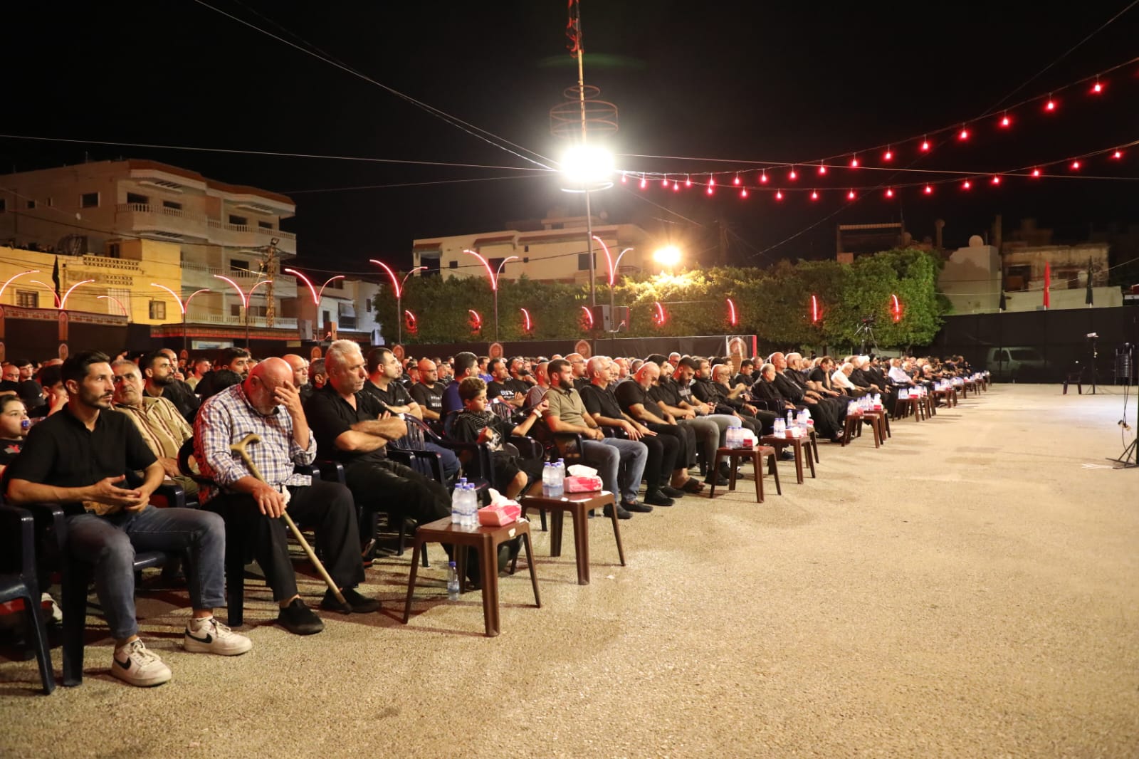 بالصور إحياء الليلة الثانية من ليالي عاشوراء في بلدة قانا ساحة الأمام الحسين (ع) حارة البركة