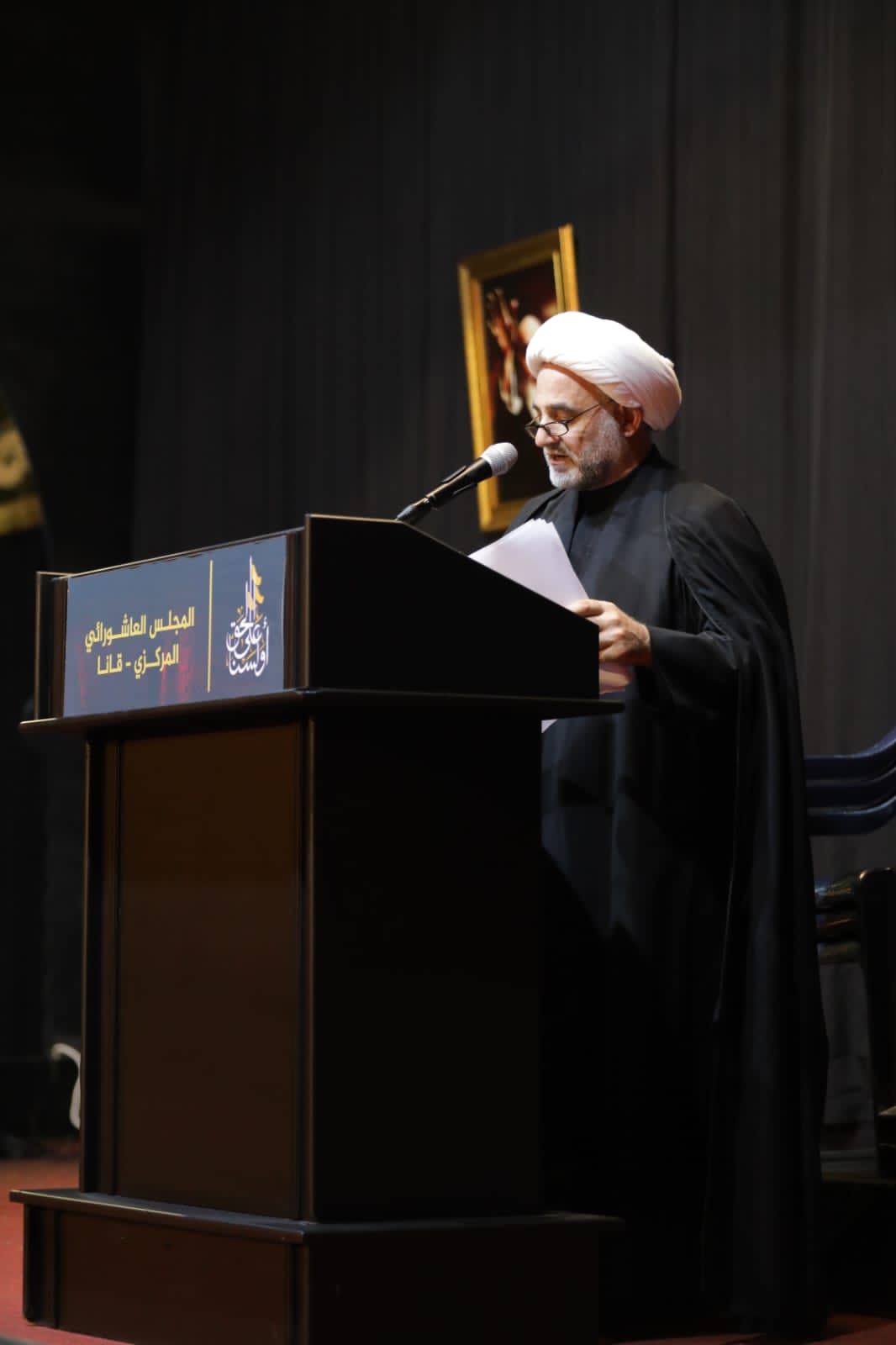 بالصور إحياء الليلة الثانية من ليالي عاشوراء في بلدة قانا ساحة الأمام الحسين (ع) حارة البركة