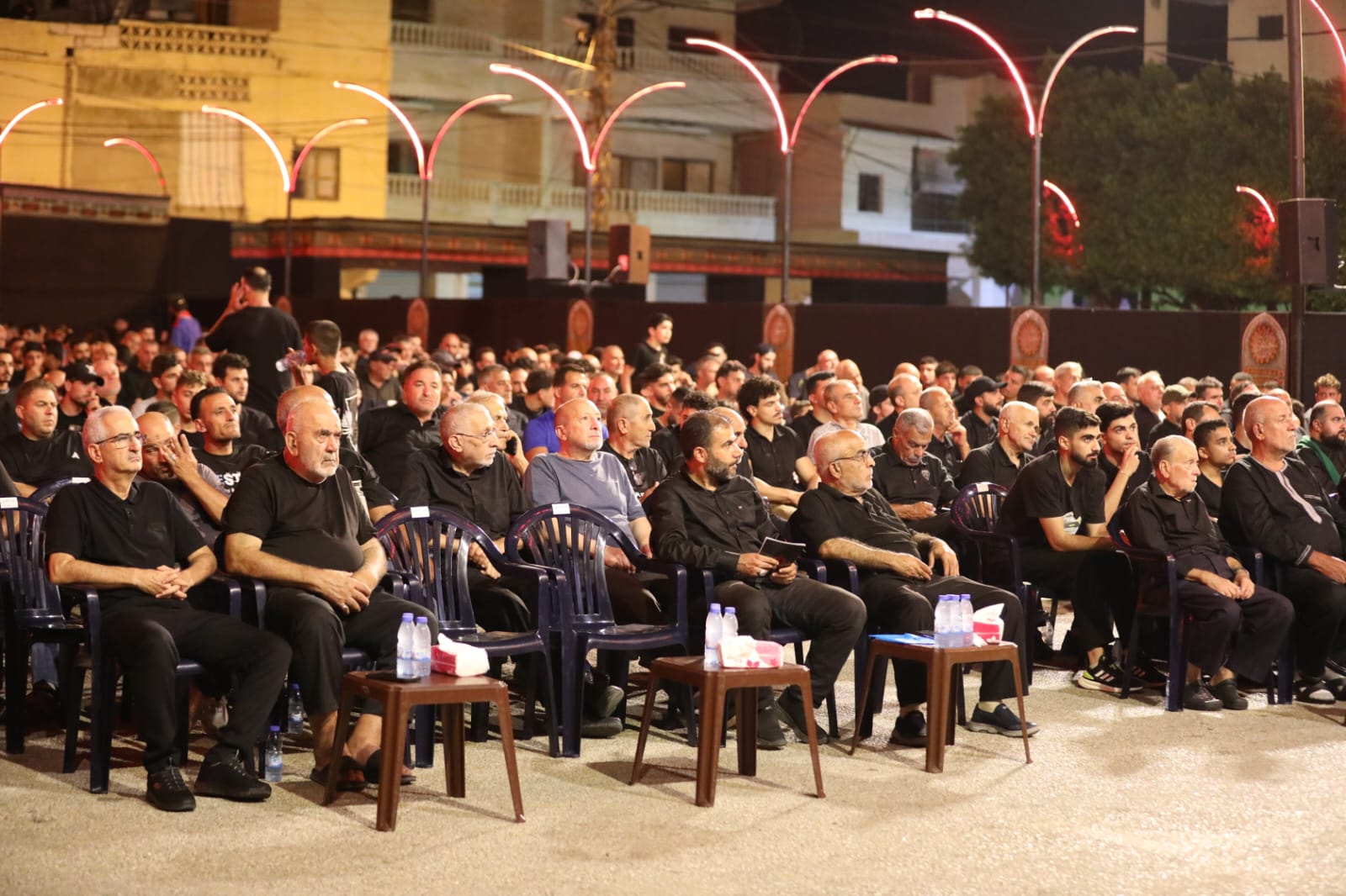 بالصور إحياء الليلة الثانية من ليالي عاشوراء في بلدة قانا ساحة الأمام الحسين (ع) حارة البركة