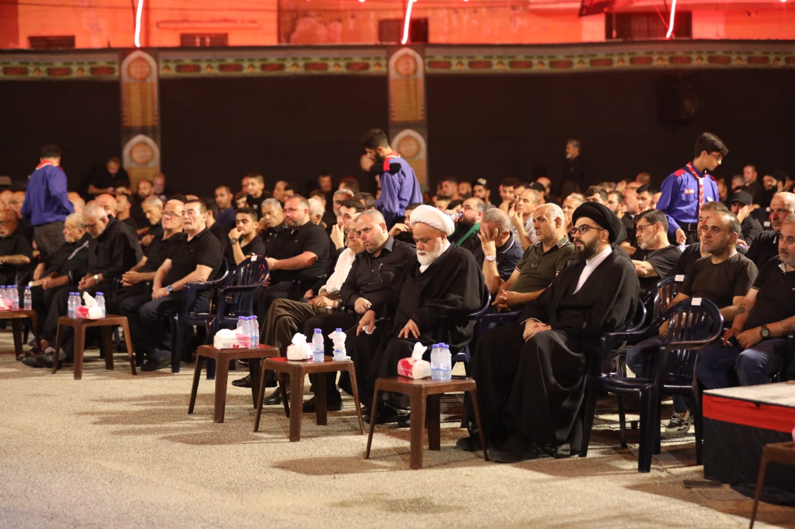 بالصور إحياء الليلة الثانية من ليالي عاشوراء في بلدة قانا ساحة الأمام الحسين (ع) حارة البركة