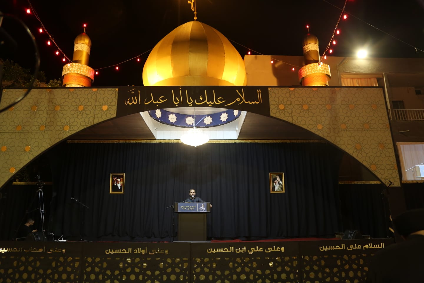 بالصور إحياء الليلة الثانية من ليالي عاشوراء في بلدة قانا ساحة الأمام الحسين (ع) حارة البركة