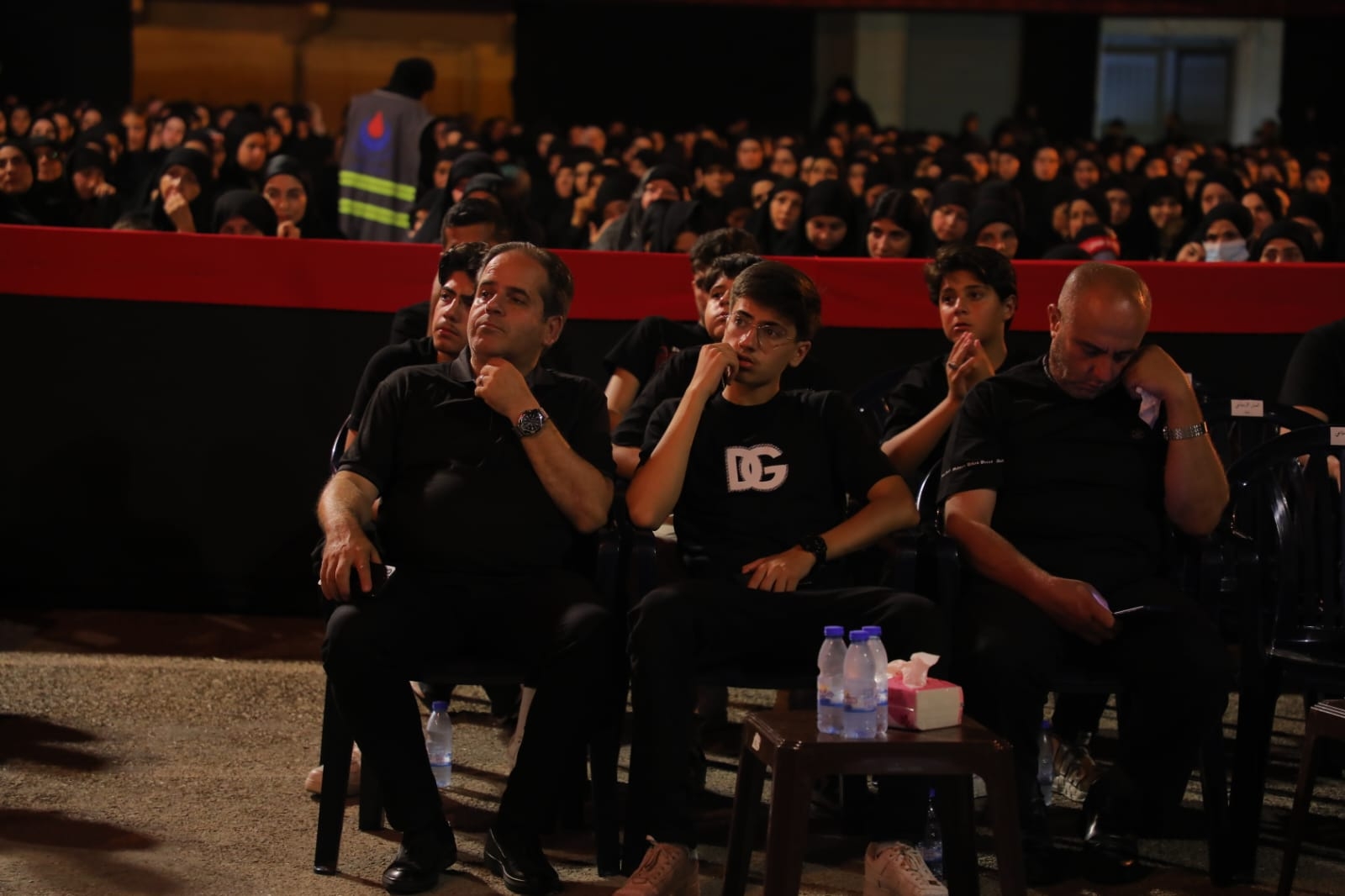 بالصور إحياء الليلة الثالثة من ليالي عاشوراء في بلدة قانا ساحة الأمام الحسين (ع) حارة البركة
