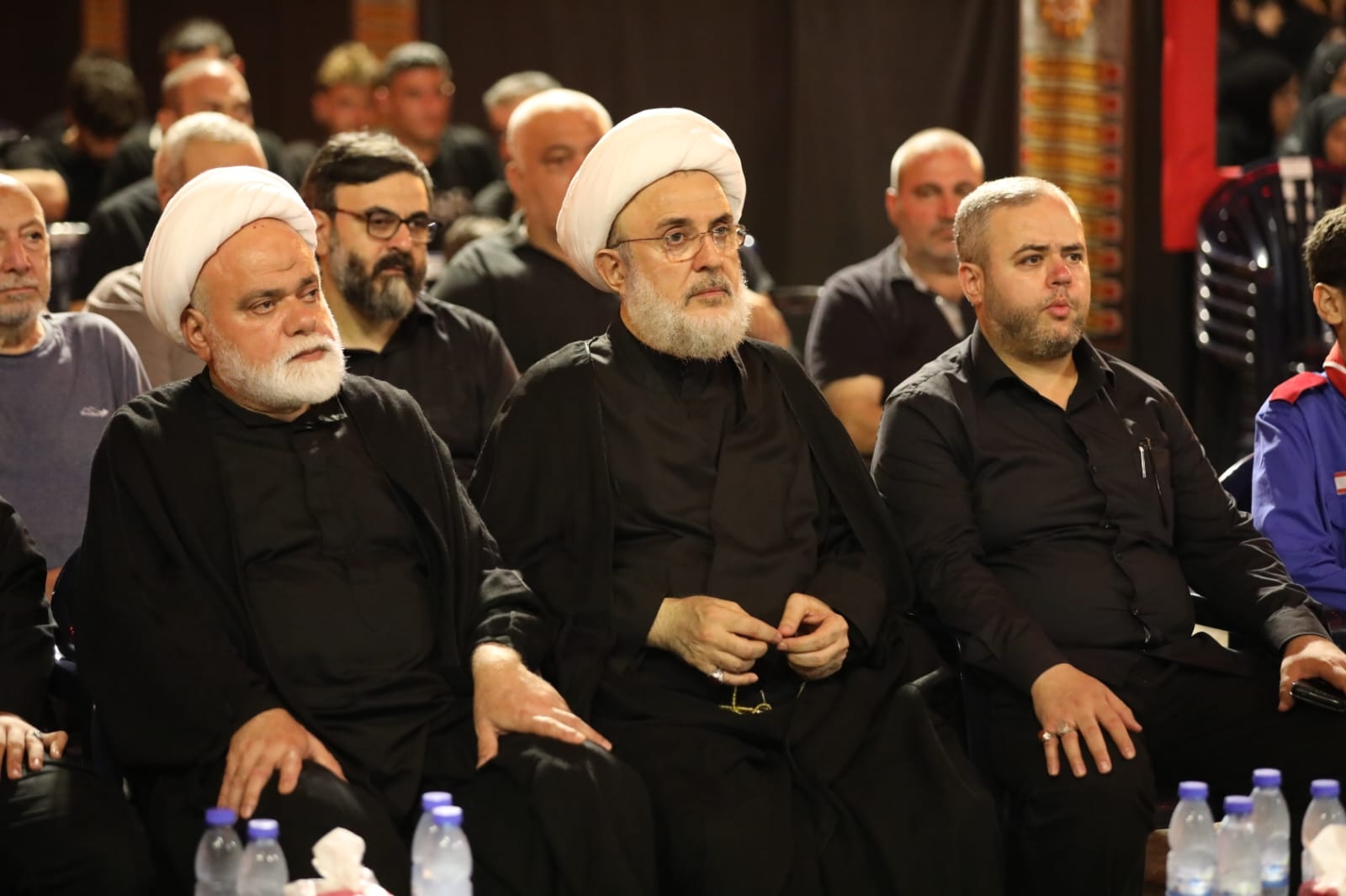 بالصور إحياء الليلة الثالثة من ليالي عاشوراء في بلدة قانا ساحة الأمام الحسين (ع) حارة البركة