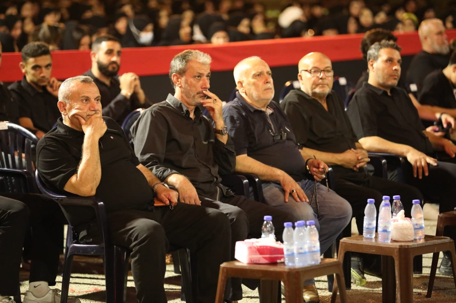 بالصور إحياء الليلة الثالثة من ليالي عاشوراء في بلدة قانا ساحة الأمام الحسين (ع) حارة البركة