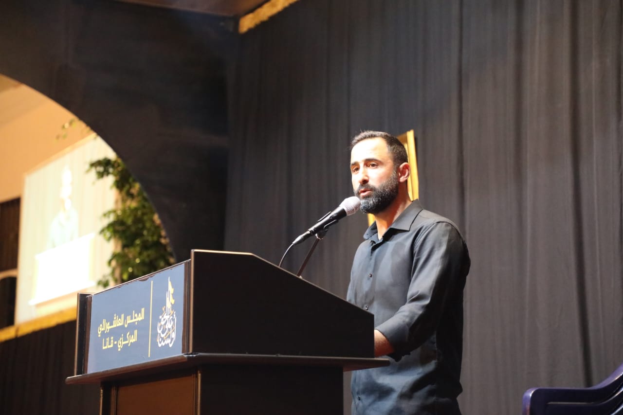 بالصور إحياء الليلة الرابعة من ليالي عاشوراء في بلدة قانا ساحة الأمام الحسين (ع) حارة البركة