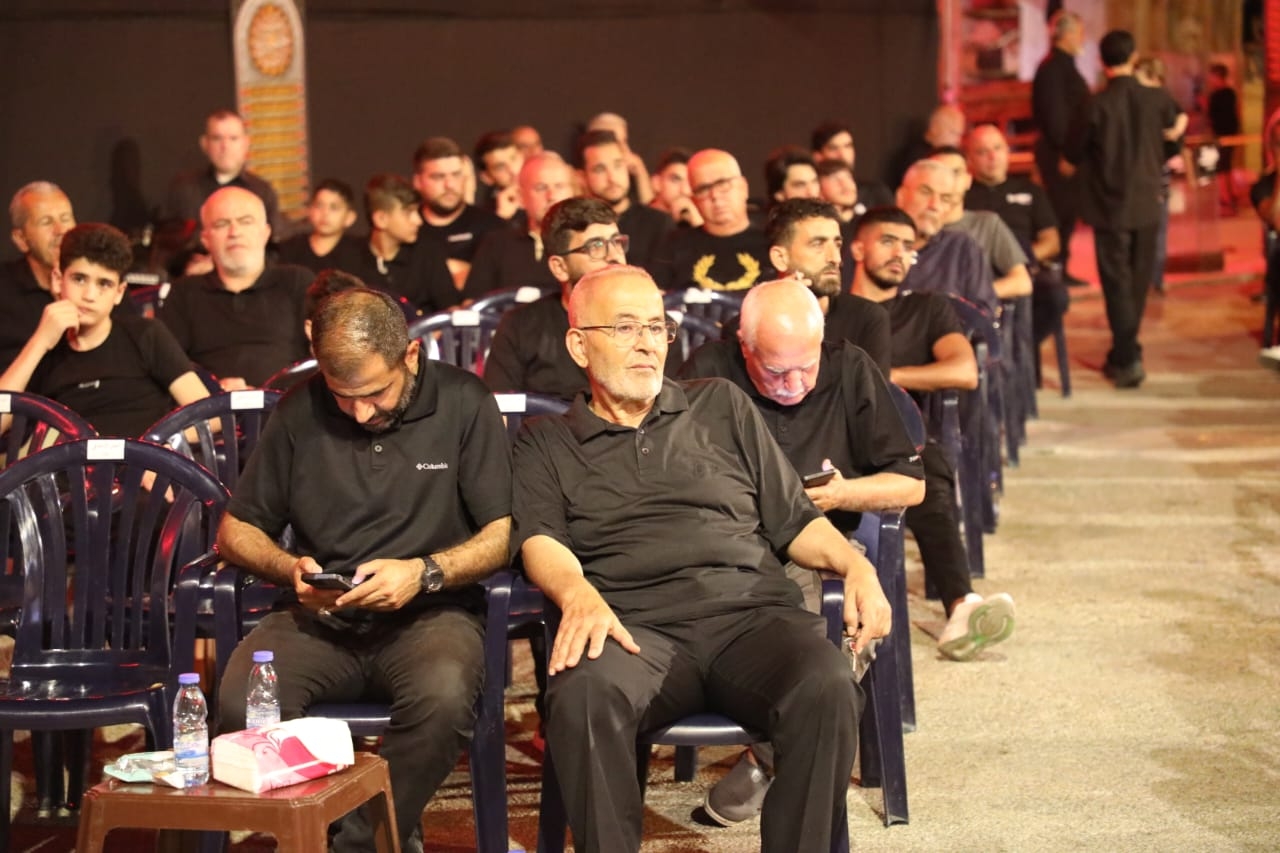بالصور إحياء الليلة الرابعة من ليالي عاشوراء في بلدة قانا ساحة الأمام الحسين (ع) حارة البركة