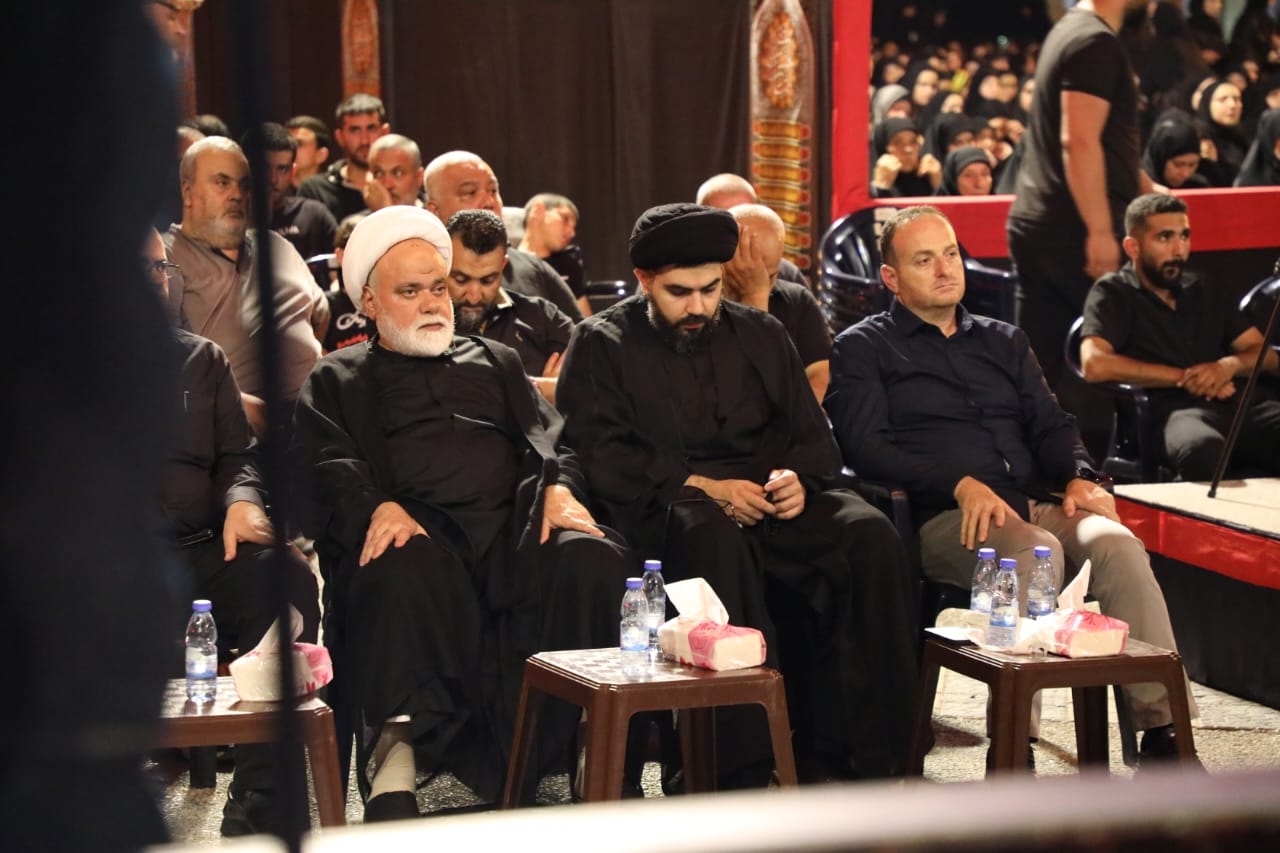 بالصور إحياء الليلة الرابعة من ليالي عاشوراء في بلدة قانا ساحة الأمام الحسين (ع) حارة البركة