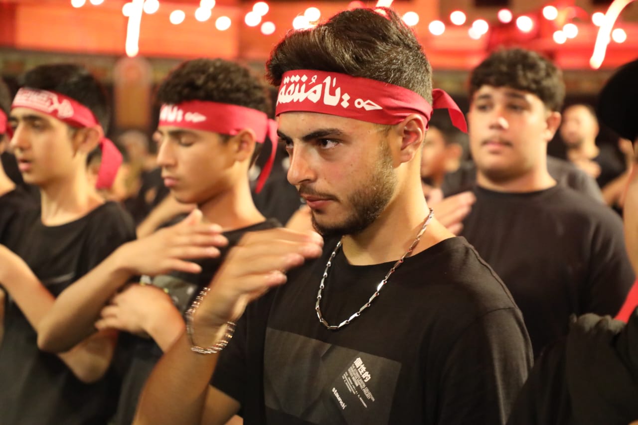 بالصور إحياء الليلة الرابعة من ليالي عاشوراء في بلدة قانا ساحة الأمام الحسين (ع) حارة البركة