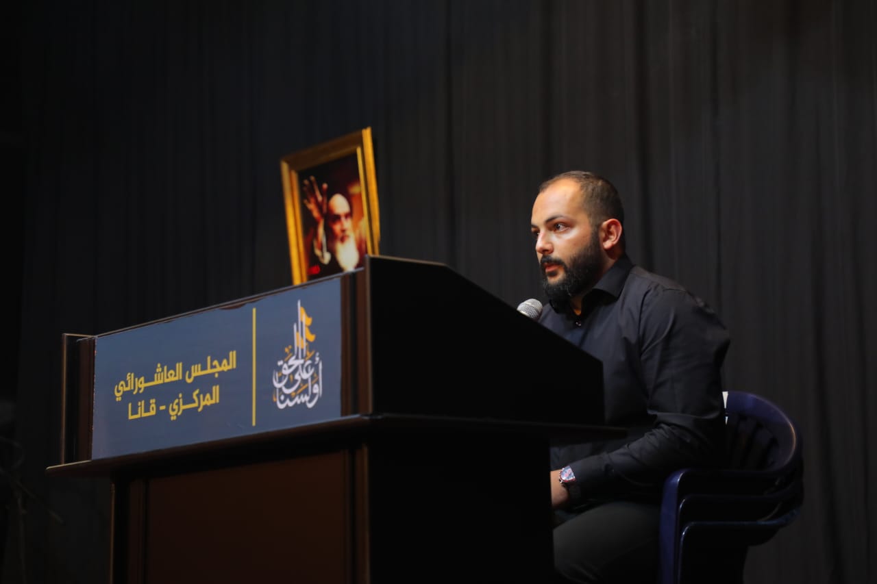 بالصور إحياء الليلة الخامسة من ليالي عاشوراء في بلدة قانا ساحة الأمام الحسين (ع) حارة البركة