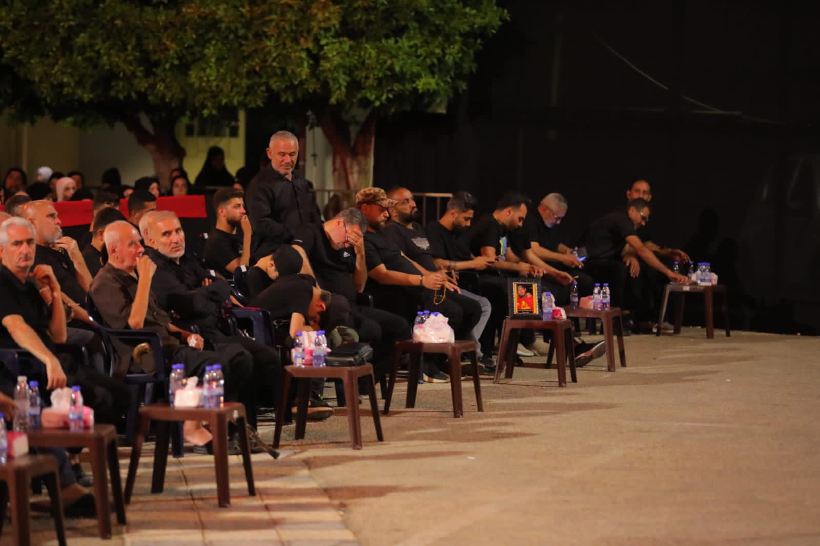 بالصور إحياء الليلة السادسة من ليالي عاشوراء في بلدة قانا ساحة الأمام الحسين (ع) حارة البركة