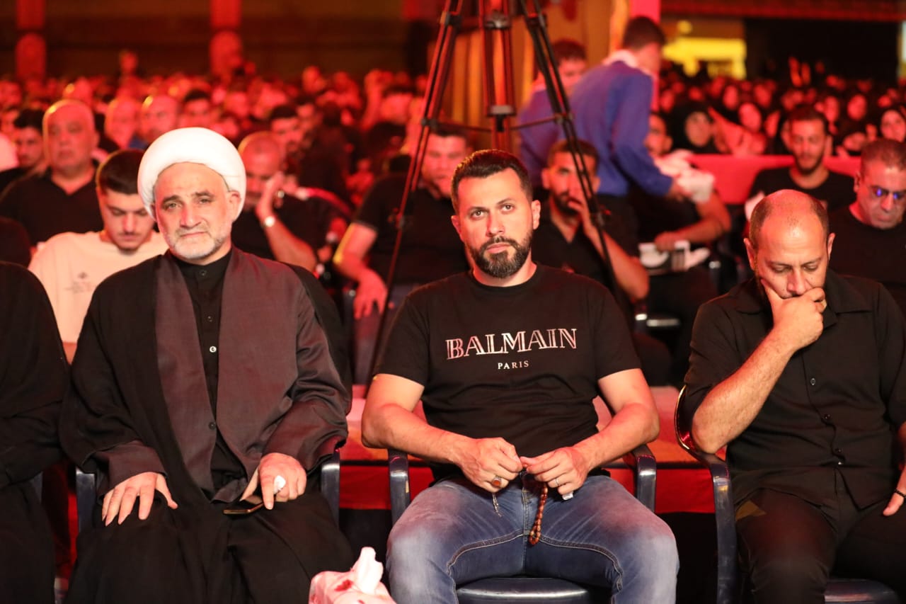 بالصور إحياء الليلة الثامنة من ليالي عاشوراء في بلدة قانا ساحة الأمام الحسين (ع) حارة البركة