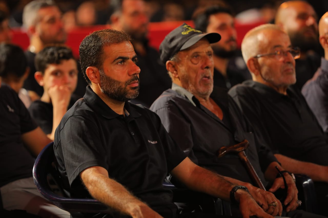 بالصور إحياء الليلة الثامنة من ليالي عاشوراء في بلدة قانا ساحة الأمام الحسين (ع) حارة البركة