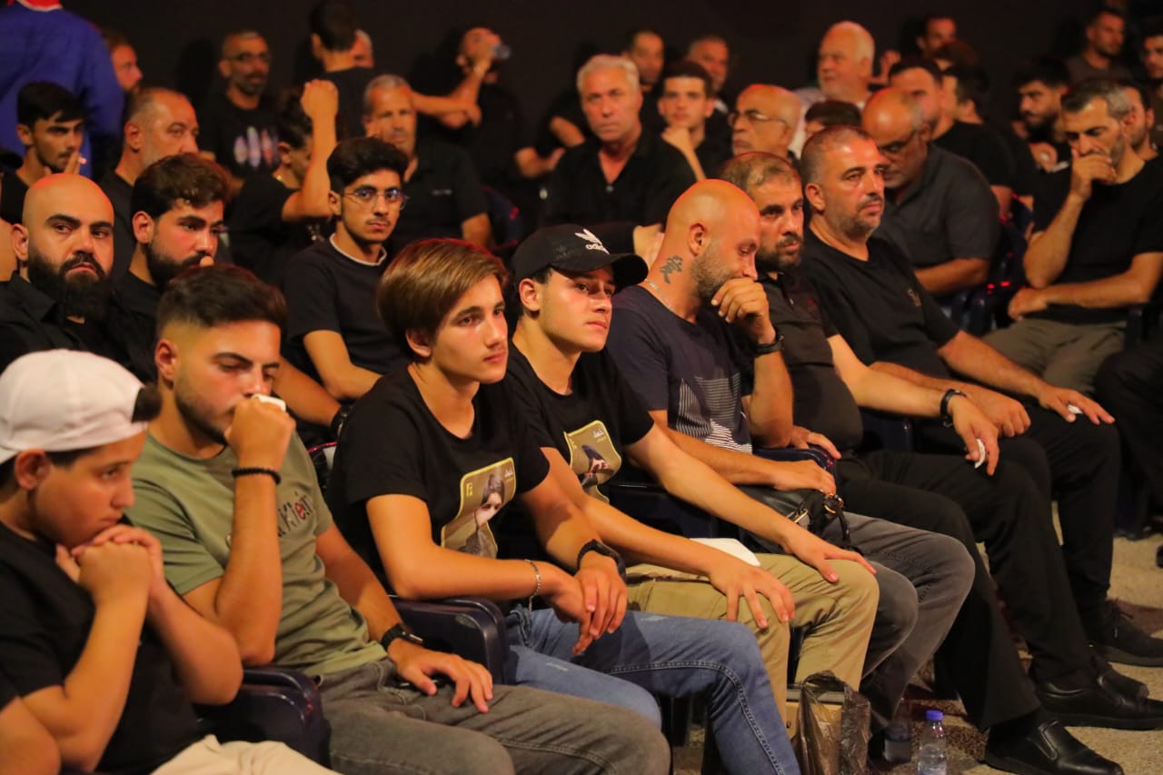 بالصور إحياء الليلة الثامنة من ليالي عاشوراء في بلدة قانا ساحة الأمام الحسين (ع) حارة البركة