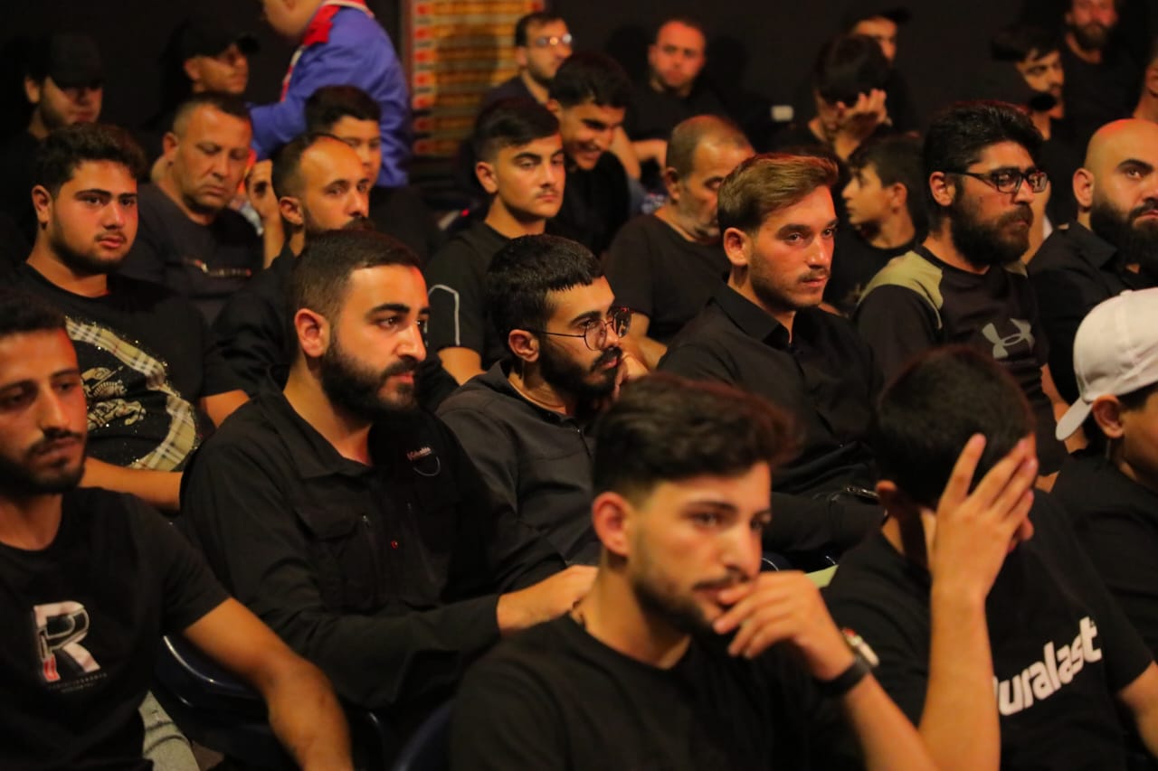 بالصور إحياء الليلة الثامنة من ليالي عاشوراء في بلدة قانا ساحة الأمام الحسين (ع) حارة البركة