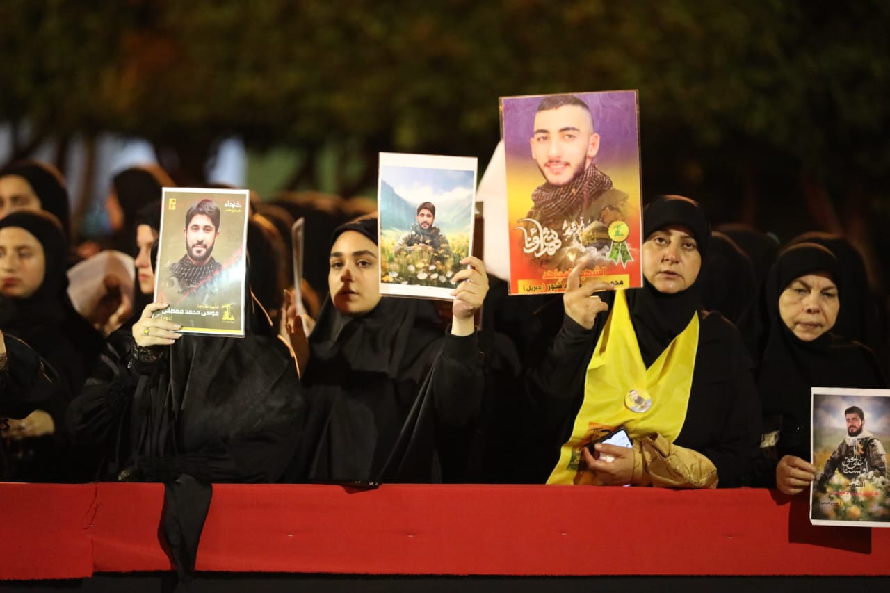 بالصور إحياء الليلة الثامنة من ليالي عاشوراء في بلدة قانا ساحة الأمام الحسين (ع) حارة البركة
