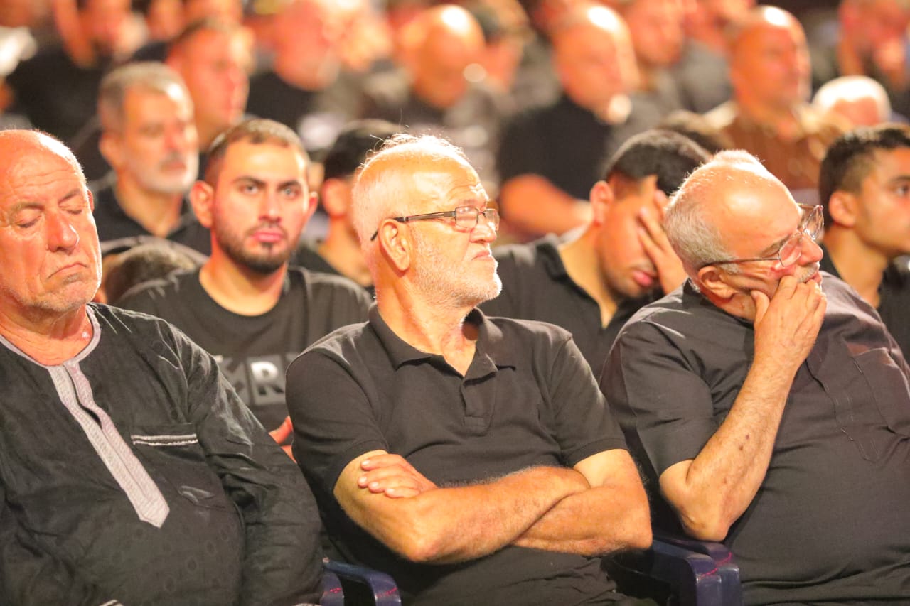 بالصور إحياء الليلة التاسعة من ليالي عاشوراء في بلدة قانا ساحة الأمام الحسين (ع) حارة البركة