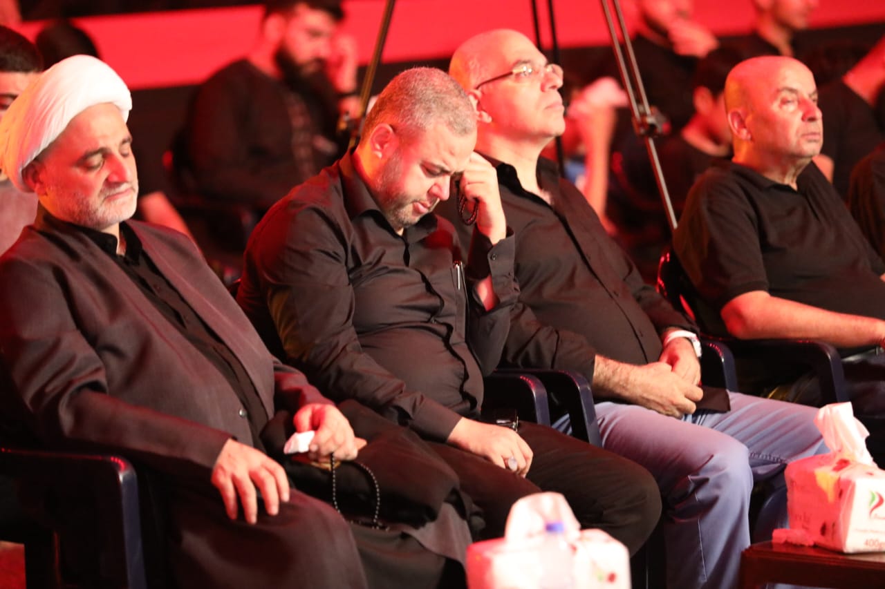 بالصور إحياء الليلة التاسعة من ليالي عاشوراء في بلدة قانا ساحة الأمام الحسين (ع) حارة البركة