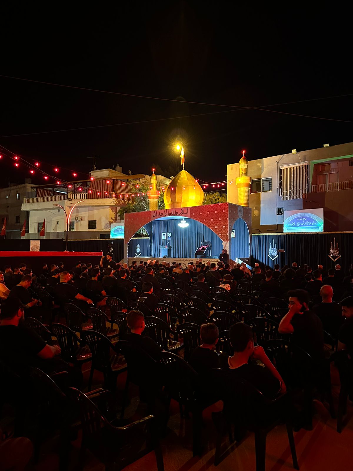 بالصور إحياء الليلة الأولى من ليالي عاشوراء في بلدة قانا ساحة الأمام الحسين (ع) حارة البركة ٢٠٢٥