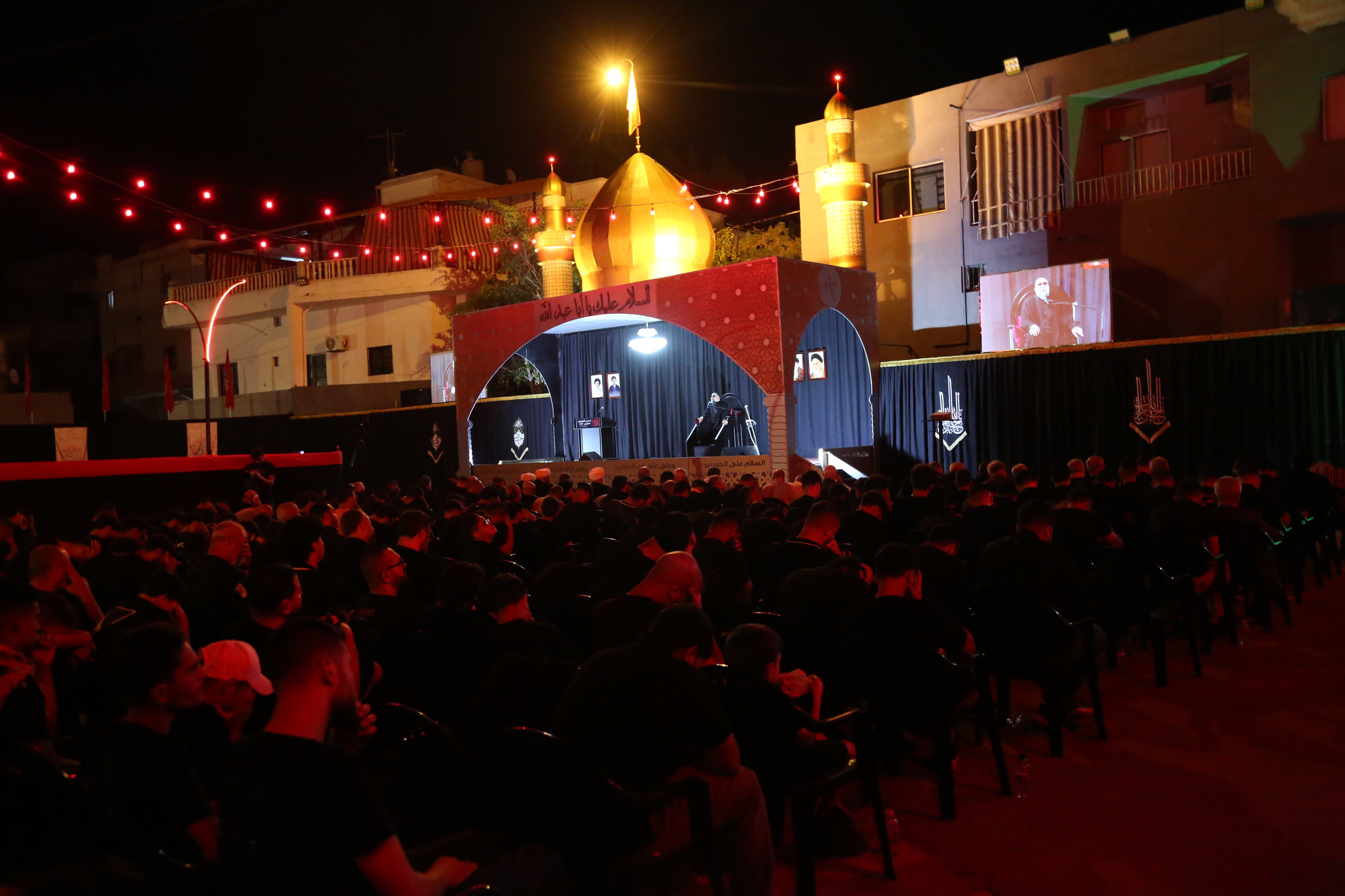بالصور إحياء الليلة الأولى من ليالي عاشوراء في بلدة قانا ساحة الأمام الحسين (ع) حارة البركة ٢٠٢٥
