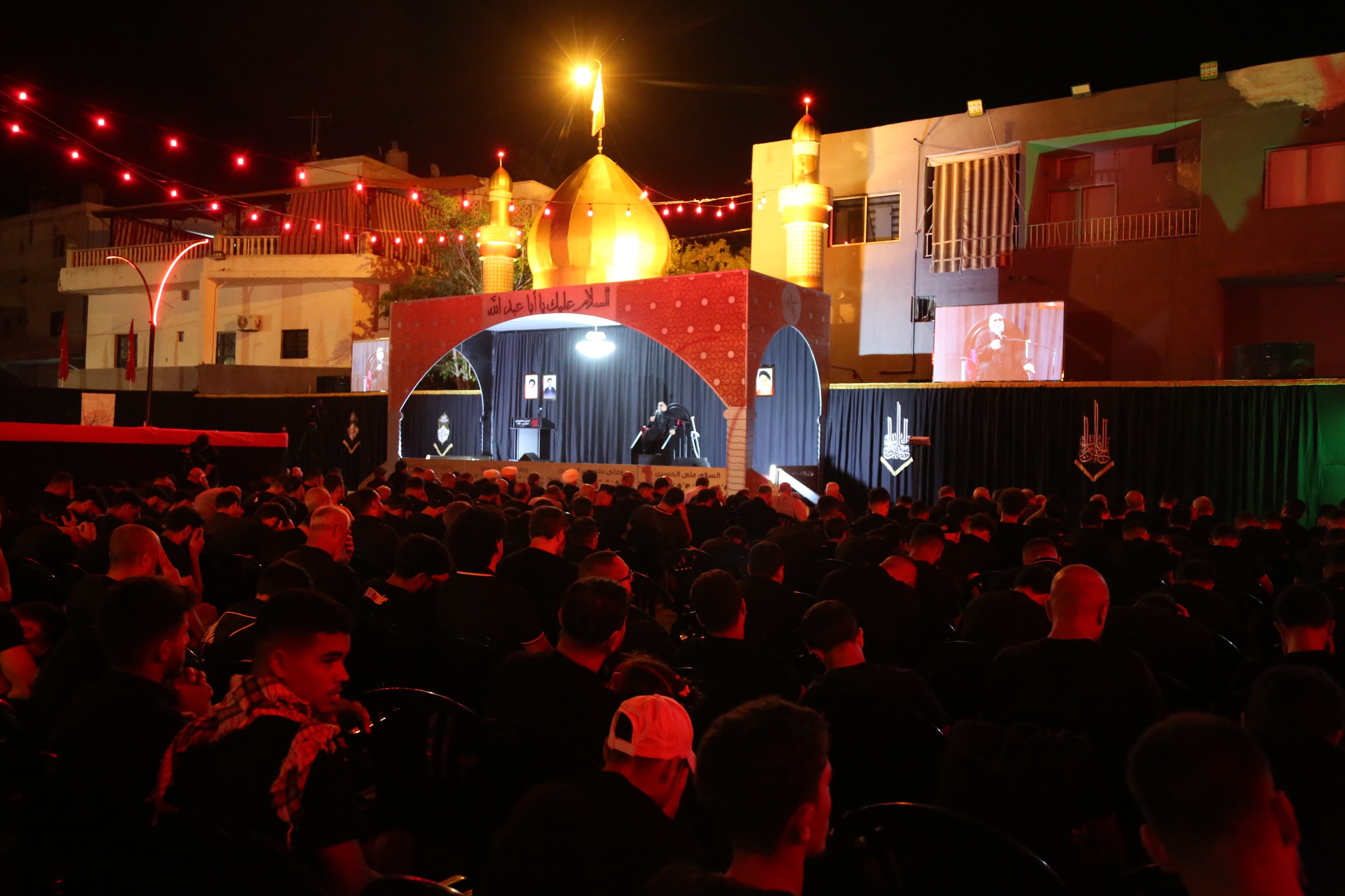 بالصور إحياء الليلة الأولى من ليالي عاشوراء في بلدة قانا ساحة الأمام الحسين (ع) حارة البركة ٢٠٢٥