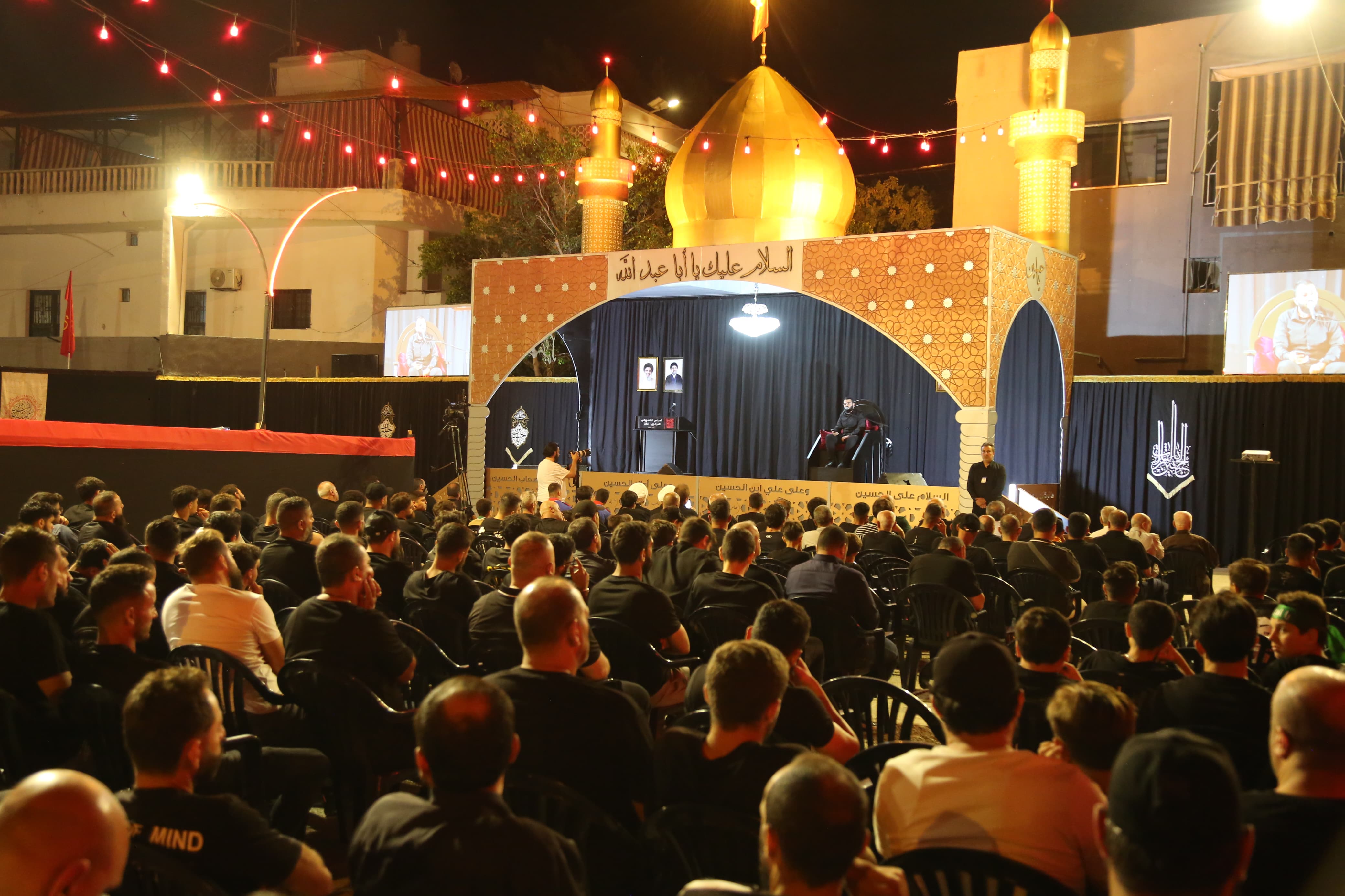 بالصور إحياء الليلة الأولى من ليالي عاشوراء في بلدة قانا ساحة الأمام الحسين (ع) حارة البركة ٢٠٢٥