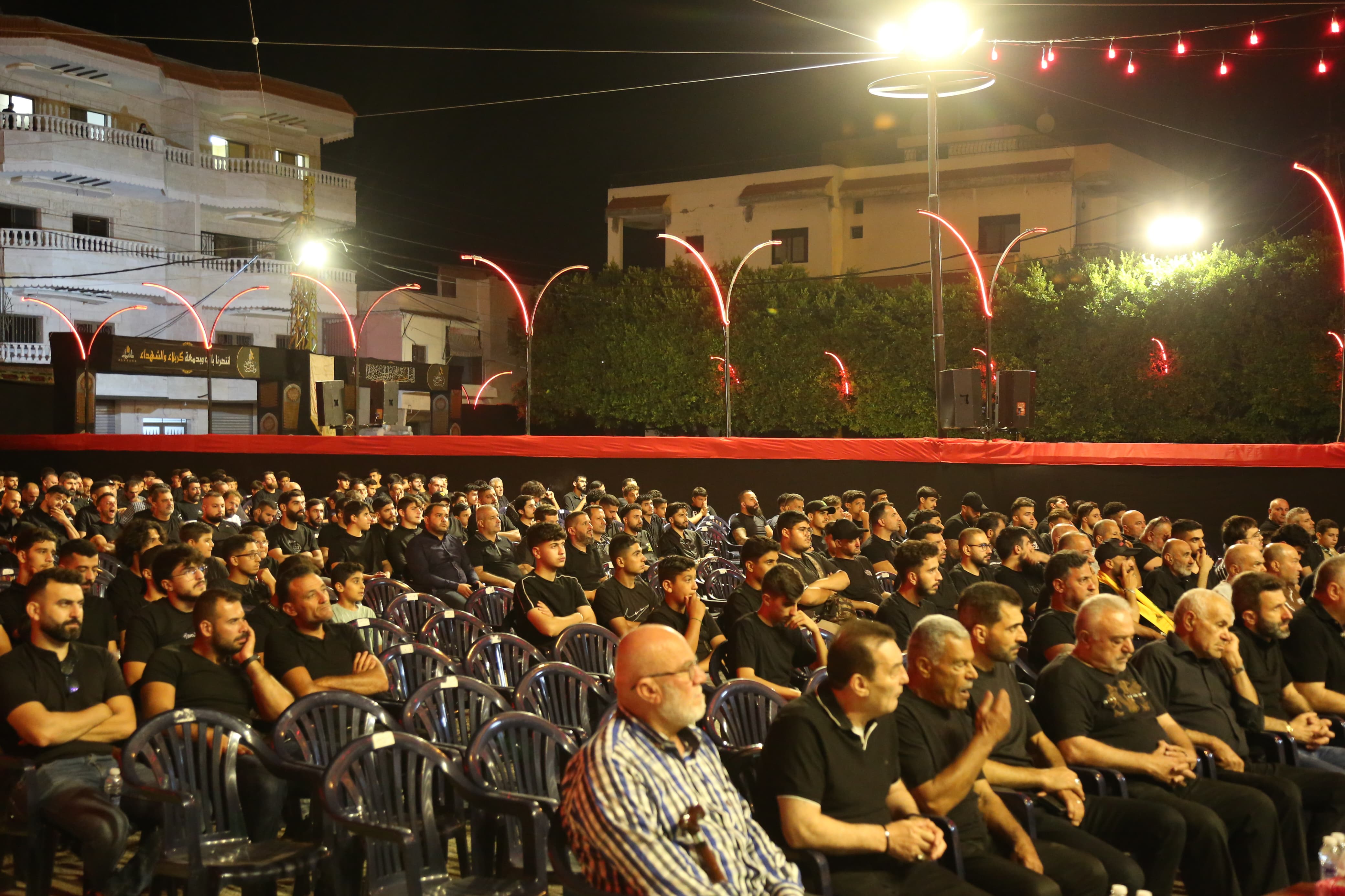 بالصور إحياء الليلة الأولى من ليالي عاشوراء في بلدة قانا ساحة الأمام الحسين (ع) حارة البركة ٢٠٢٥