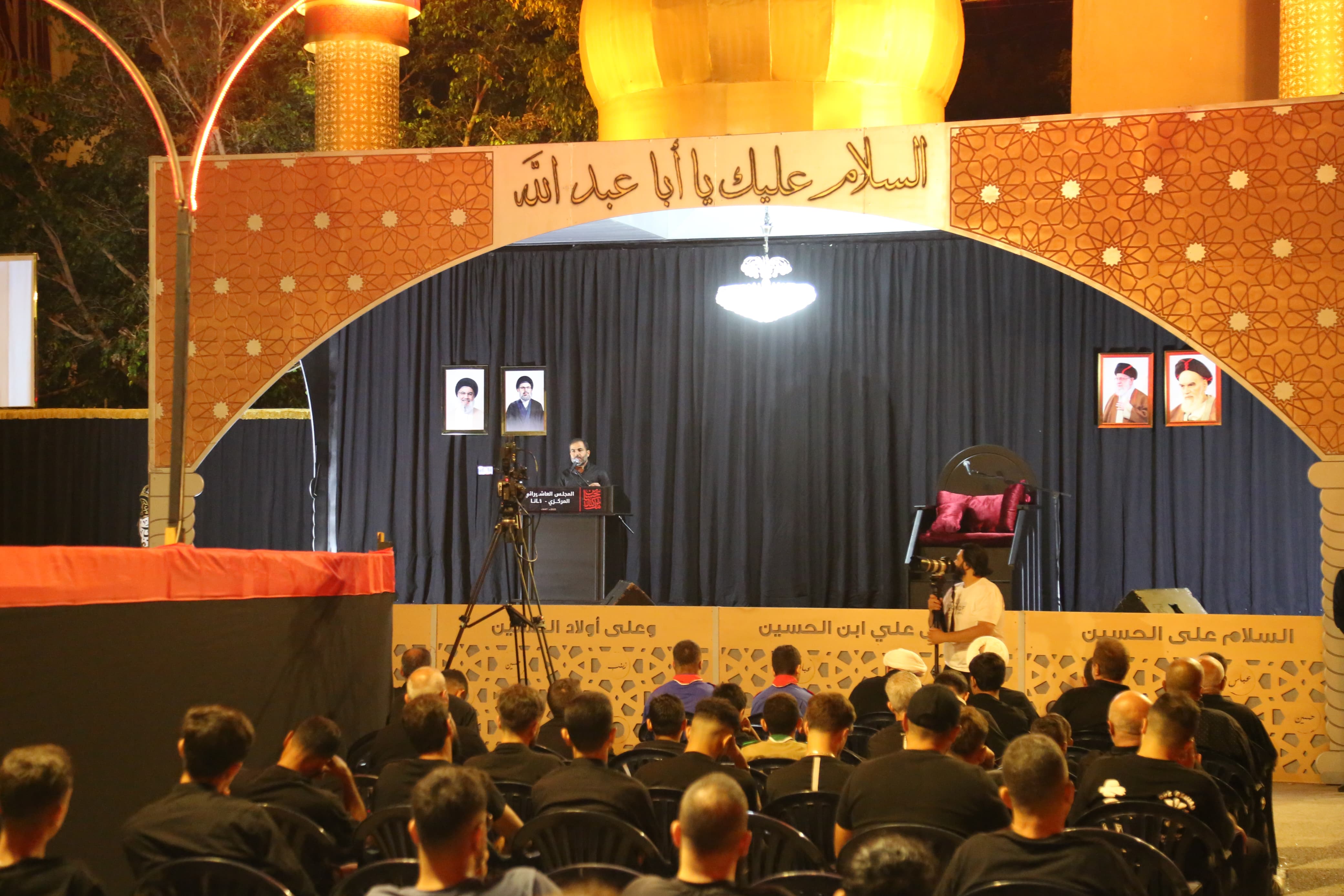 بالصور إحياء الليلة الأولى من ليالي عاشوراء في بلدة قانا ساحة الأمام الحسين (ع) حارة البركة ٢٠٢٥