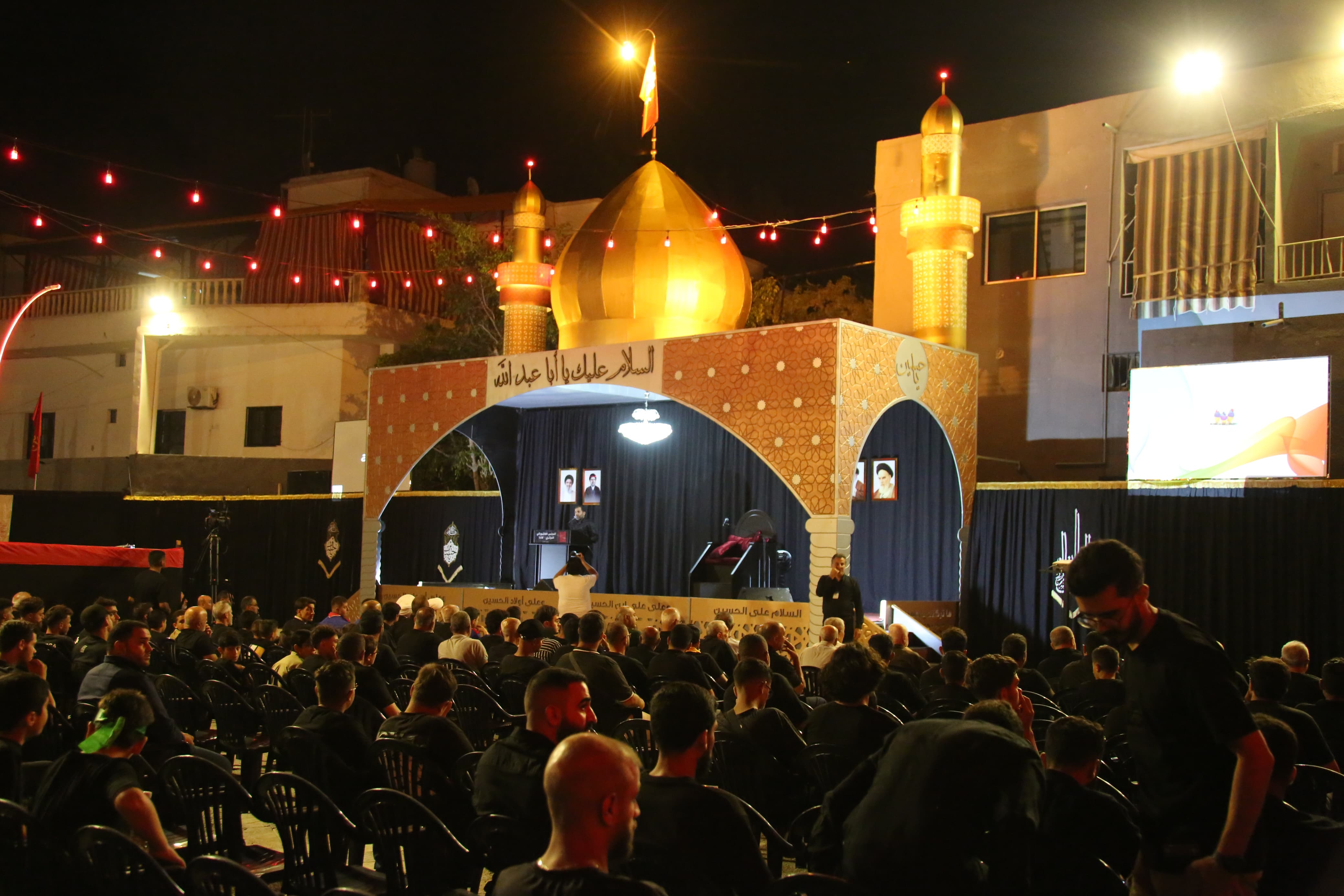 بالصور إحياء الليلة الأولى من ليالي عاشوراء في بلدة قانا ساحة الأمام الحسين (ع) حارة البركة ٢٠٢٥