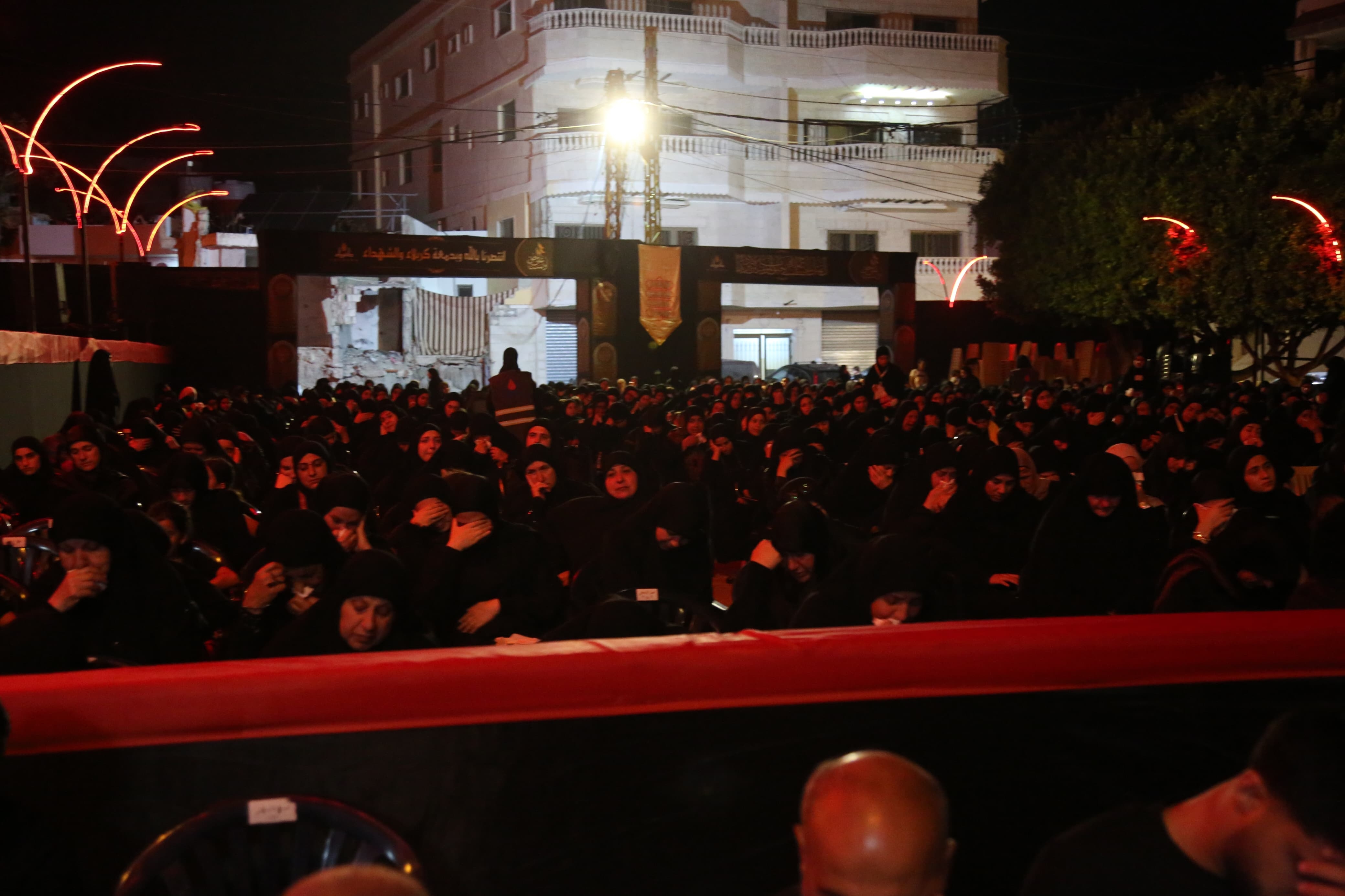 بالصور إحياء الليلة الأولى من ليالي عاشوراء في بلدة قانا ساحة الأمام الحسين (ع) حارة البركة ٢٠٢٥