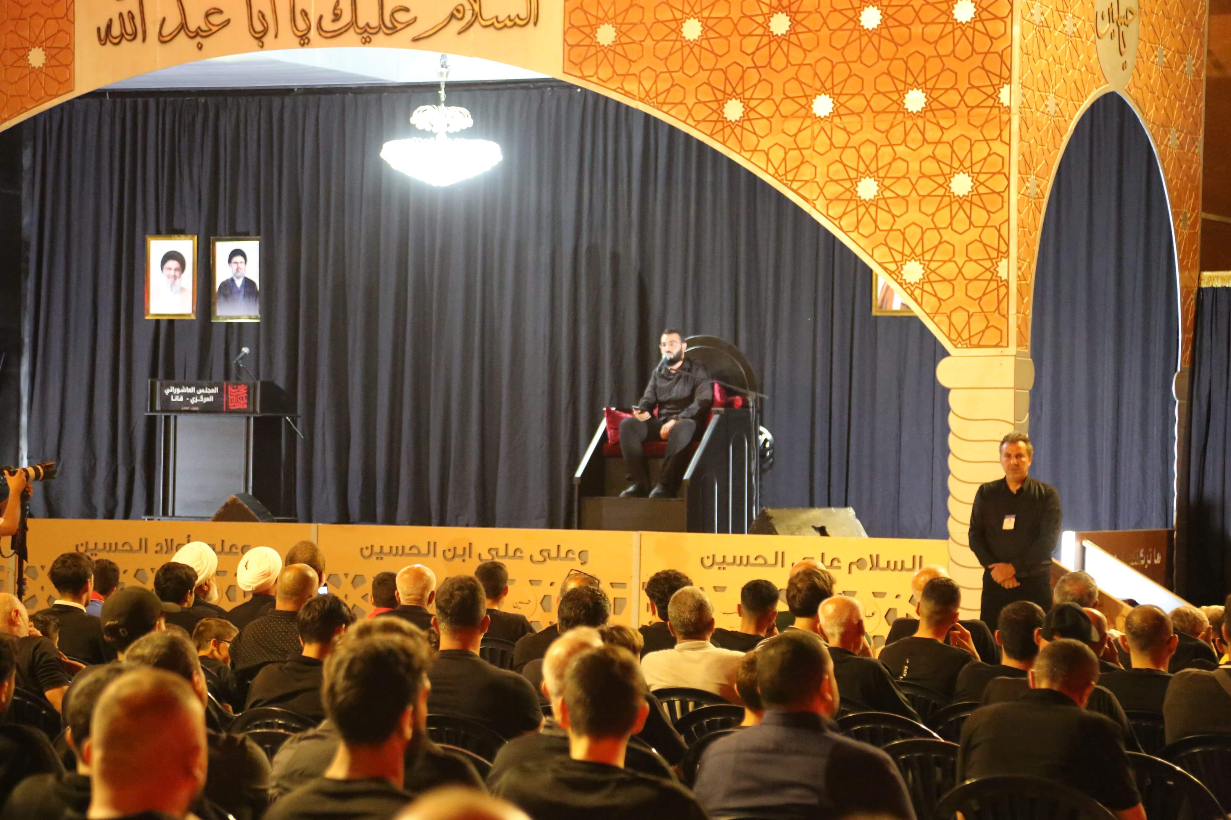 بالصور إحياء الليلة الأولى من ليالي عاشوراء في بلدة قانا ساحة الأمام الحسين (ع) حارة البركة ٢٠٢٥