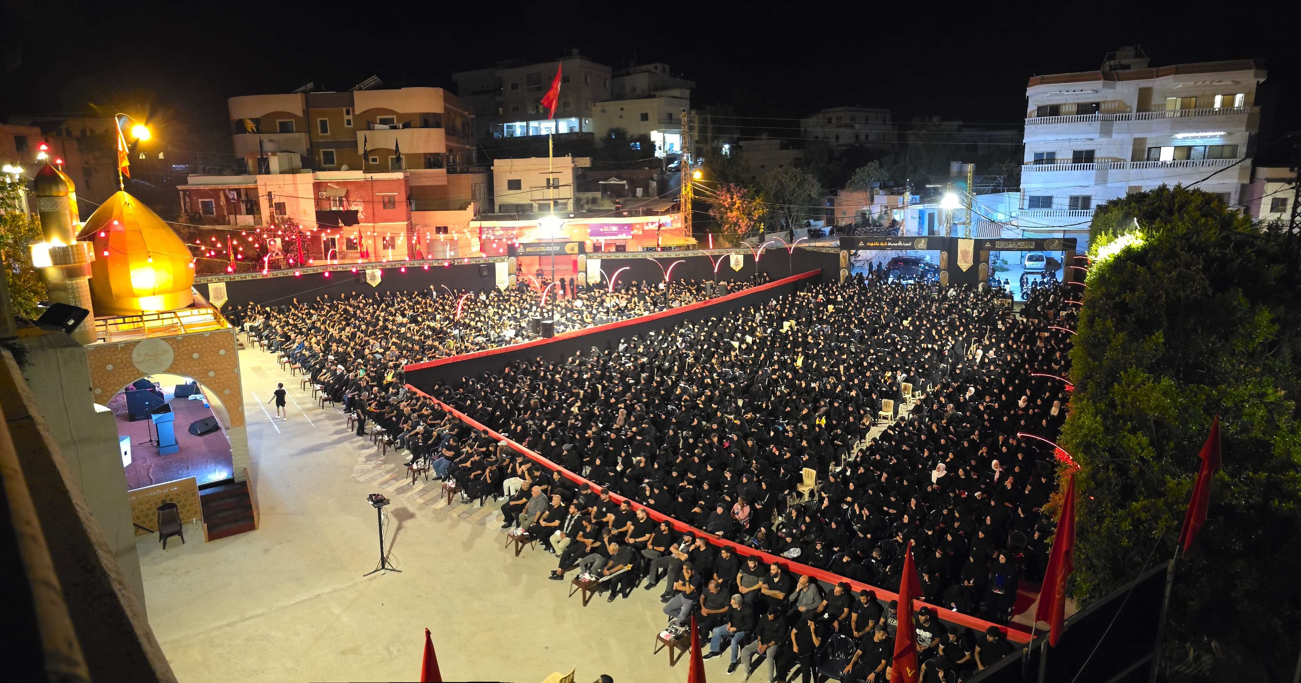 بالصور إحياء الليلة الثانية من ليالي عاشوراء في بلدة قانا ساحة الأمام الحسين (ع) حارة البركة٢٠٢٥