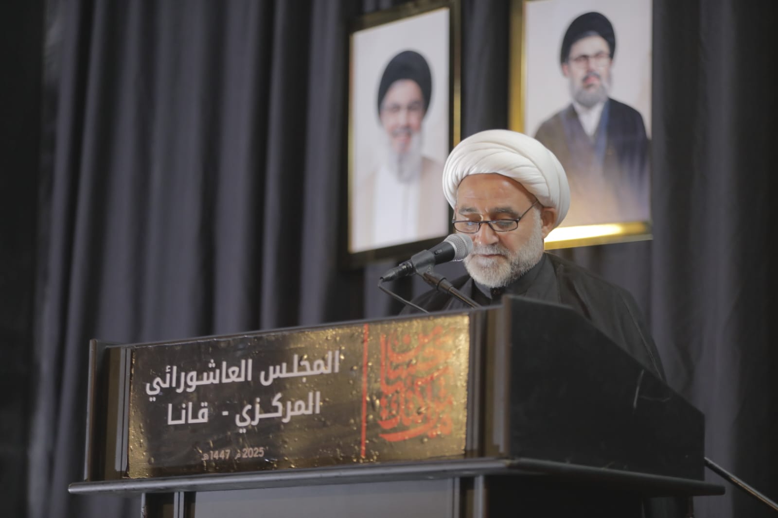 بالصور إحياء الليلة الثانية من ليالي عاشوراء في بلدة قانا ساحة الأمام الحسين (ع) حارة البركة٢٠٢٥