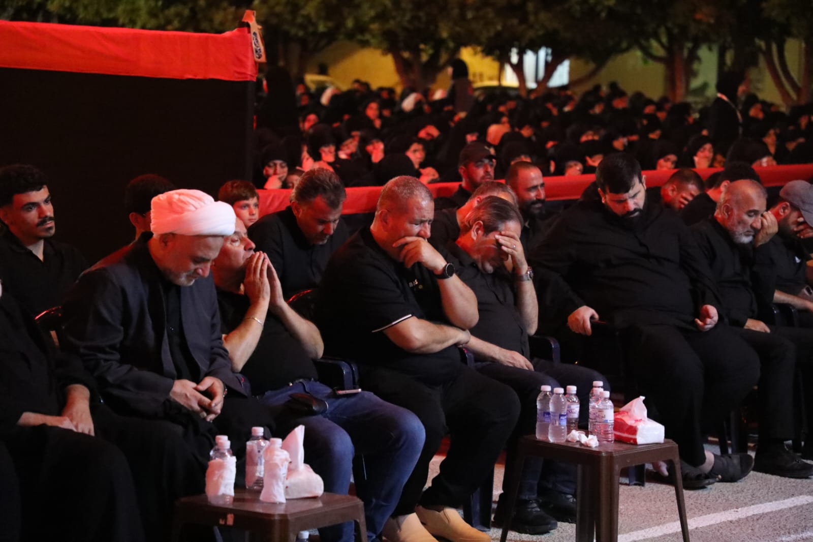 بالصور إحياء الليلة السادسة من ليالي عاشوراء في بلدة قانا ساحة الأمام الحسين (ع) حارة البركة 2025