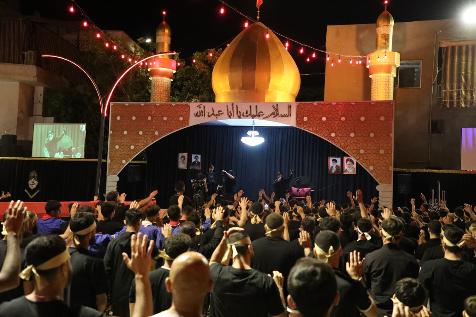بالصور إحياء الليلة السادسة من ليالي عاشوراء في بلدة قانا ساحة الأمام الحسين (ع) حارة البركة 2025