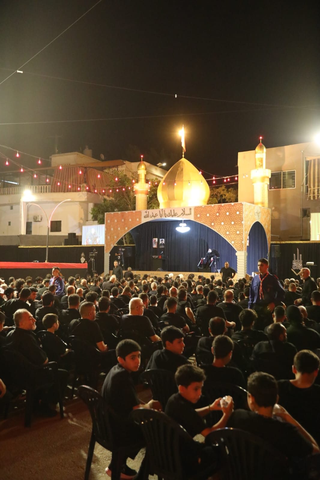بالصور إحياء الليلة السادسة من ليالي عاشوراء في بلدة قانا ساحة الأمام الحسين (ع) حارة البركة 2025