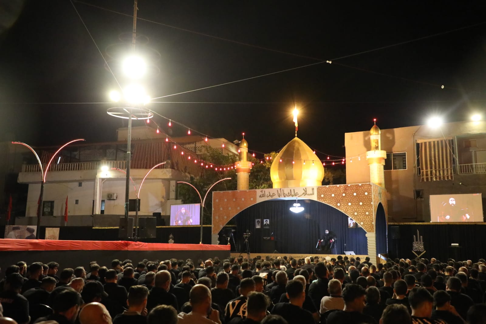 بالصور إحياء الليلة السادسة من ليالي عاشوراء في بلدة قانا ساحة الأمام الحسين (ع) حارة البركة 2025