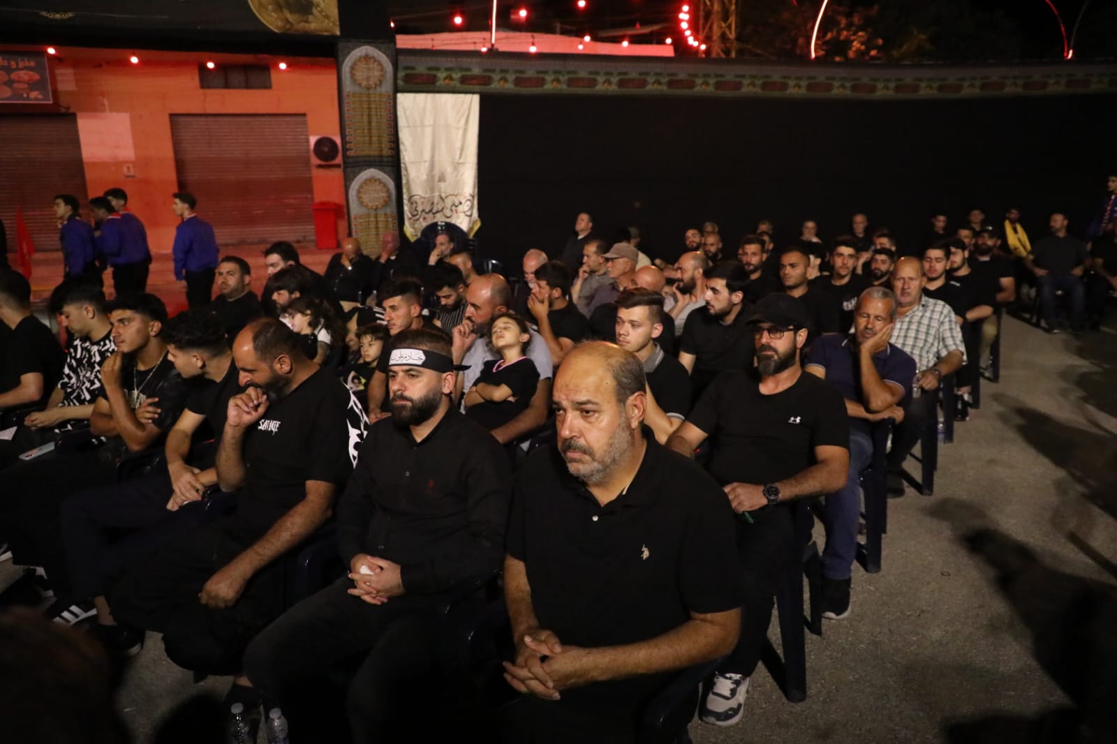 بالصور إحياء الليلة السادسة من ليالي عاشوراء في بلدة قانا ساحة الأمام الحسين (ع) حارة البركة 2025