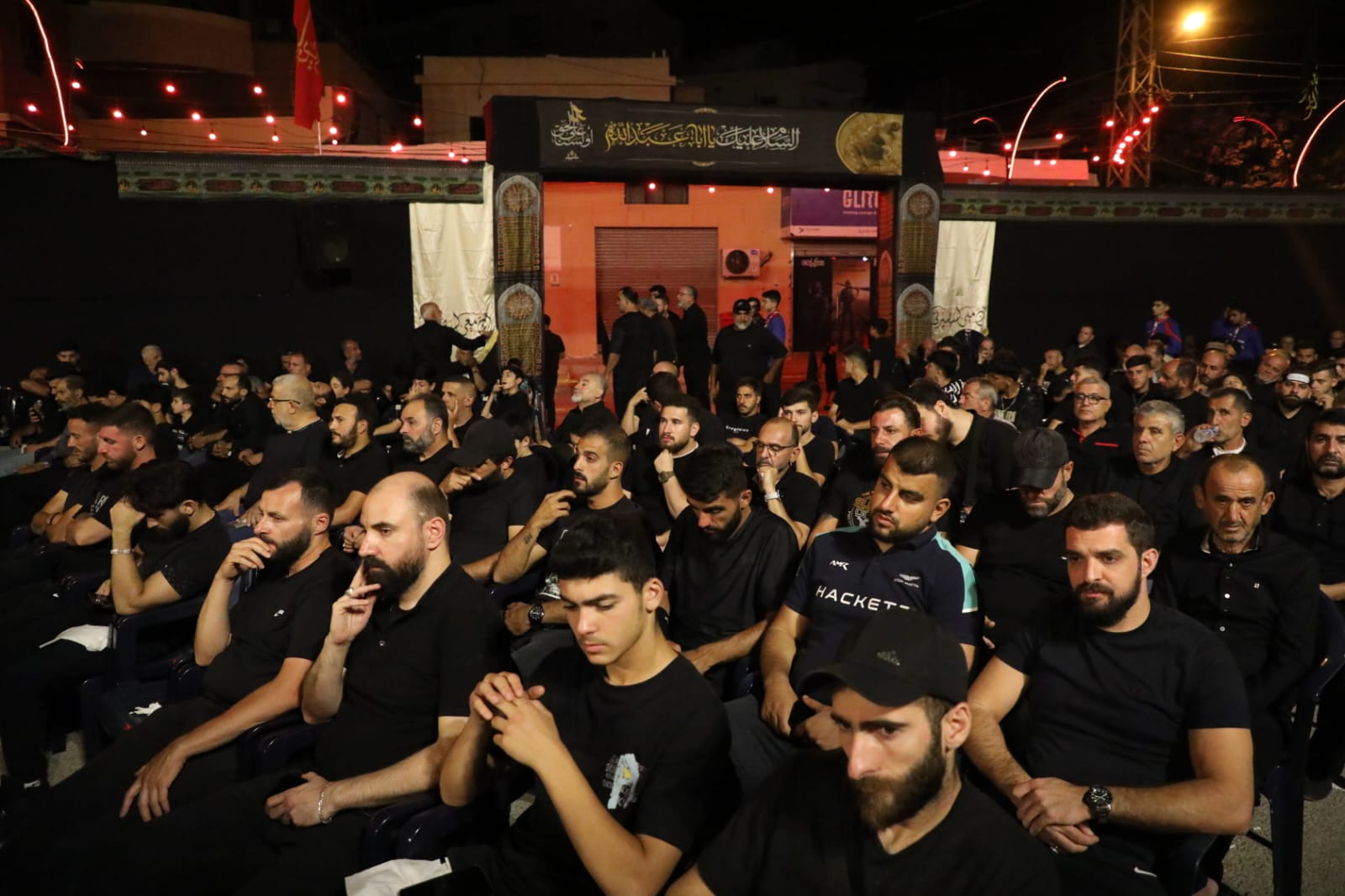 بالصور إحياء الليلة السادسة من ليالي عاشوراء في بلدة قانا ساحة الأمام الحسين (ع) حارة البركة 2025