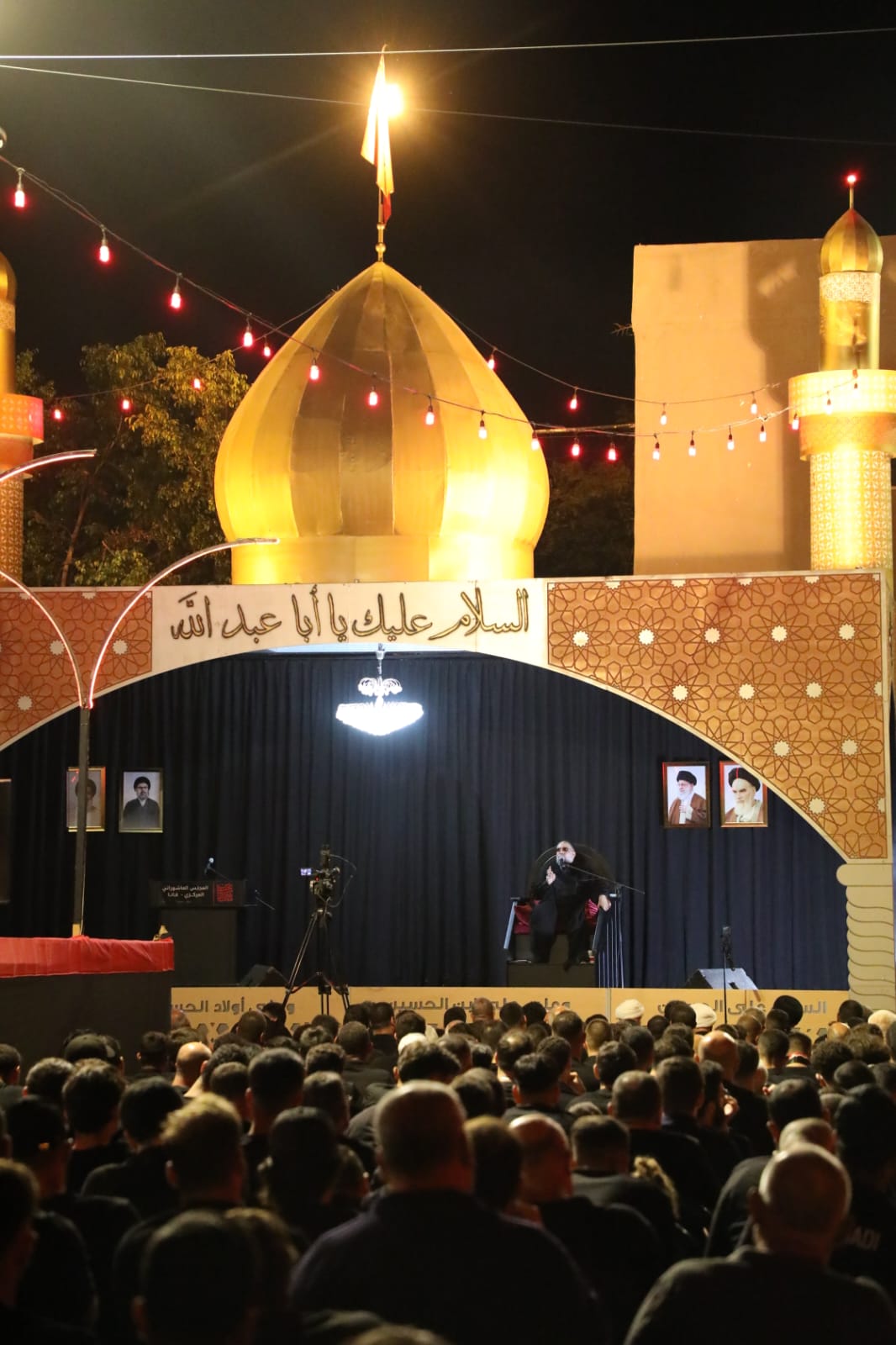 بالصور إحياء الليلة السادسة من ليالي عاشوراء في بلدة قانا ساحة الأمام الحسين (ع) حارة البركة 2025