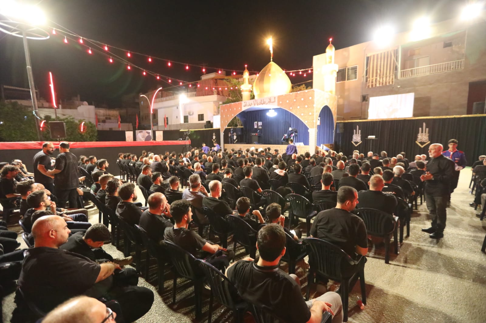 بالصور إحياء الليلة السادسة من ليالي عاشوراء في بلدة قانا ساحة الأمام الحسين (ع) حارة البركة 2025