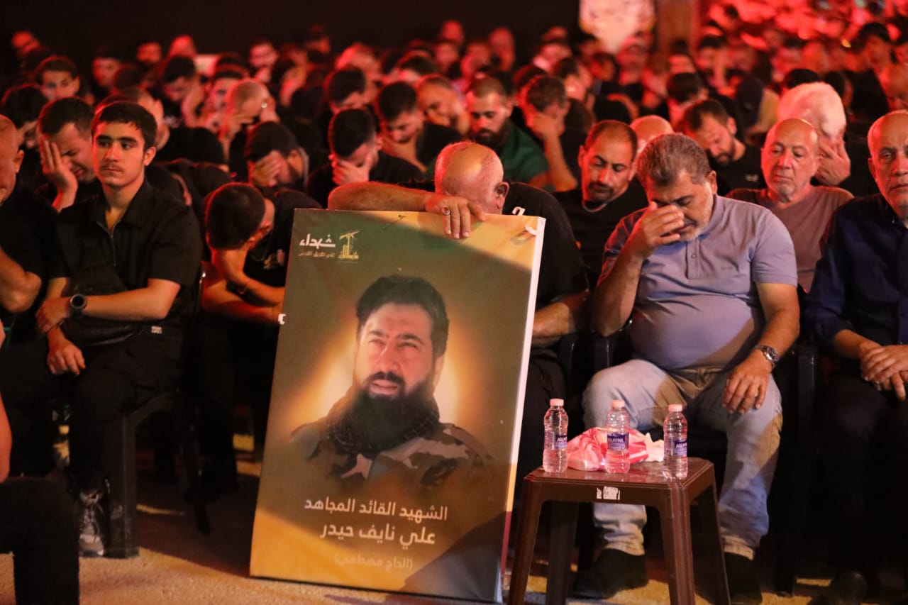 بالصور إحياء الليلة التاسعة 2025 من ليالي عاشوراء في بلدة قانا ساحة الأمام الحسين (ع) حارة البركة
