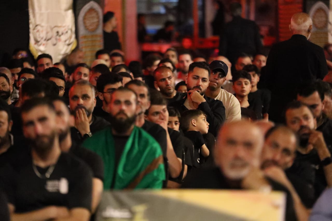 بالصور إحياء الليلة التاسعة 2025 من ليالي عاشوراء في بلدة قانا ساحة الأمام الحسين (ع) حارة البركة