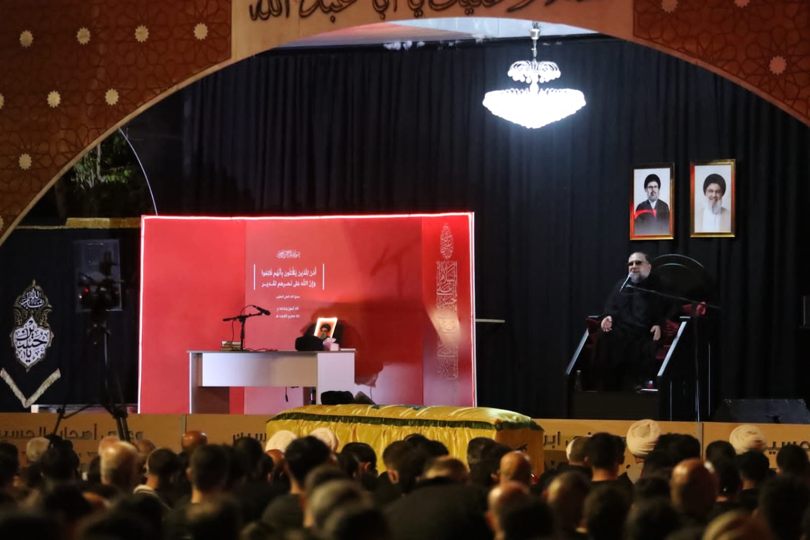 بالصور إحياء الليلة العاشرة ٢٠٢٥ من ليالي عاشوراء في بلدة قانا ساحة الأمام الحسين (ع) حارة البركة