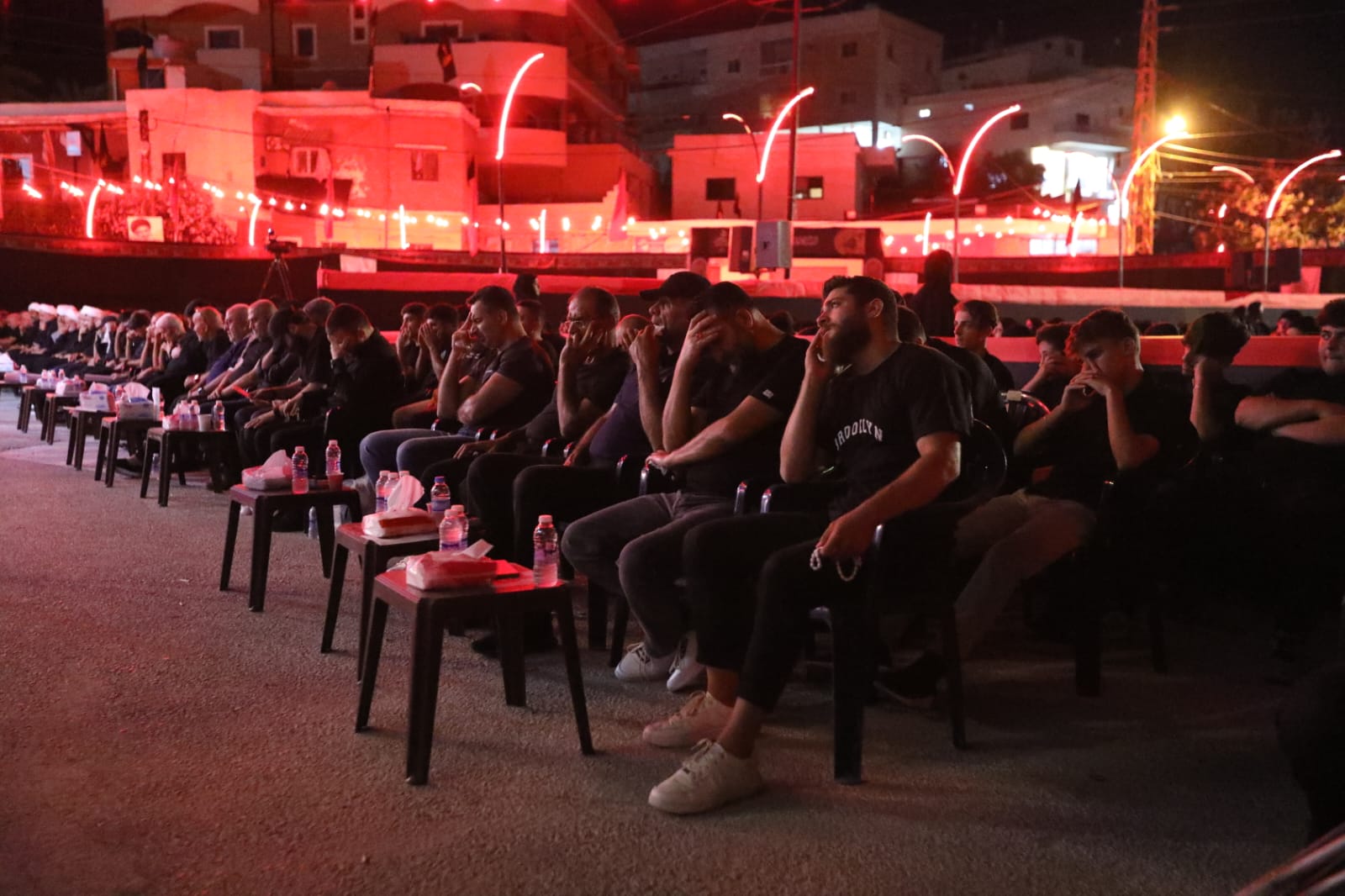 بالصور إحياء الليلة العاشرة ٢٠٢٥ من ليالي عاشوراء في بلدة قانا ساحة الأمام الحسين (ع) حارة البركة