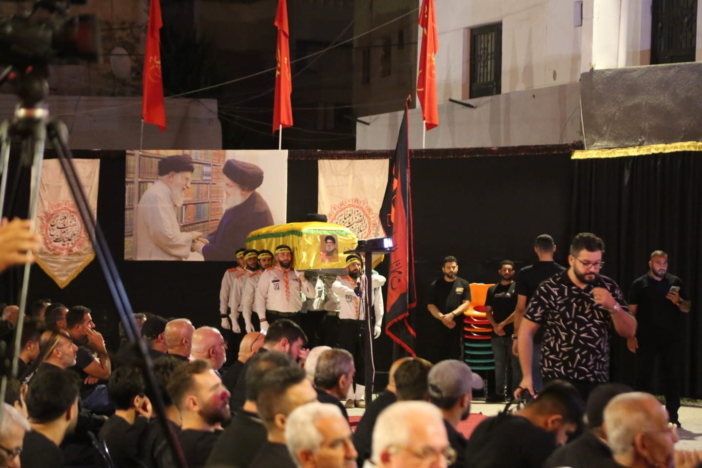 بالصور إحياء الليلة العاشرة ٢٠٢٥ من ليالي عاشوراء في بلدة قانا ساحة الأمام الحسين (ع) حارة البركة